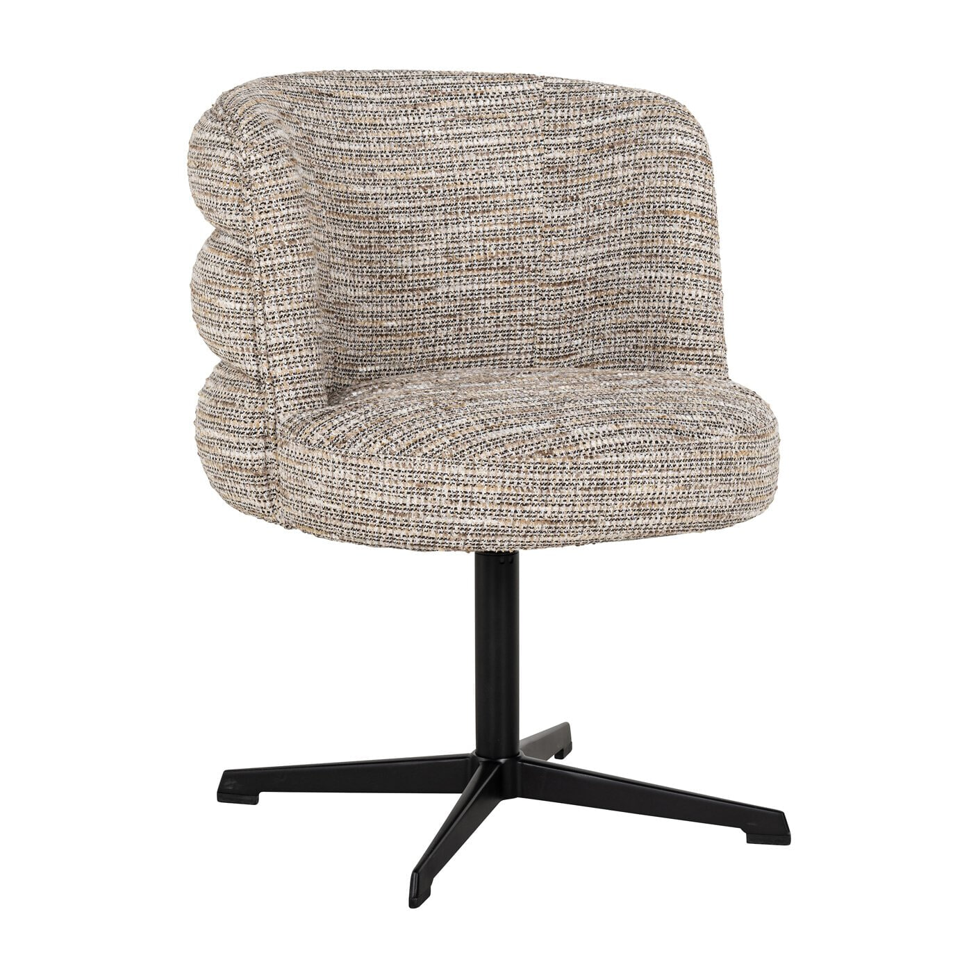 Richmond Draaibare Eetkamerstoel Chadwick Geweven stof - Beige