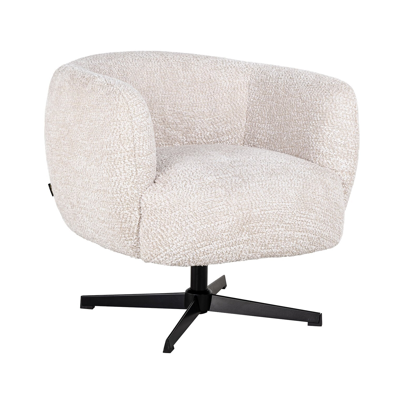 Richmond Draaifauteuil Estelle Chenille - Crème