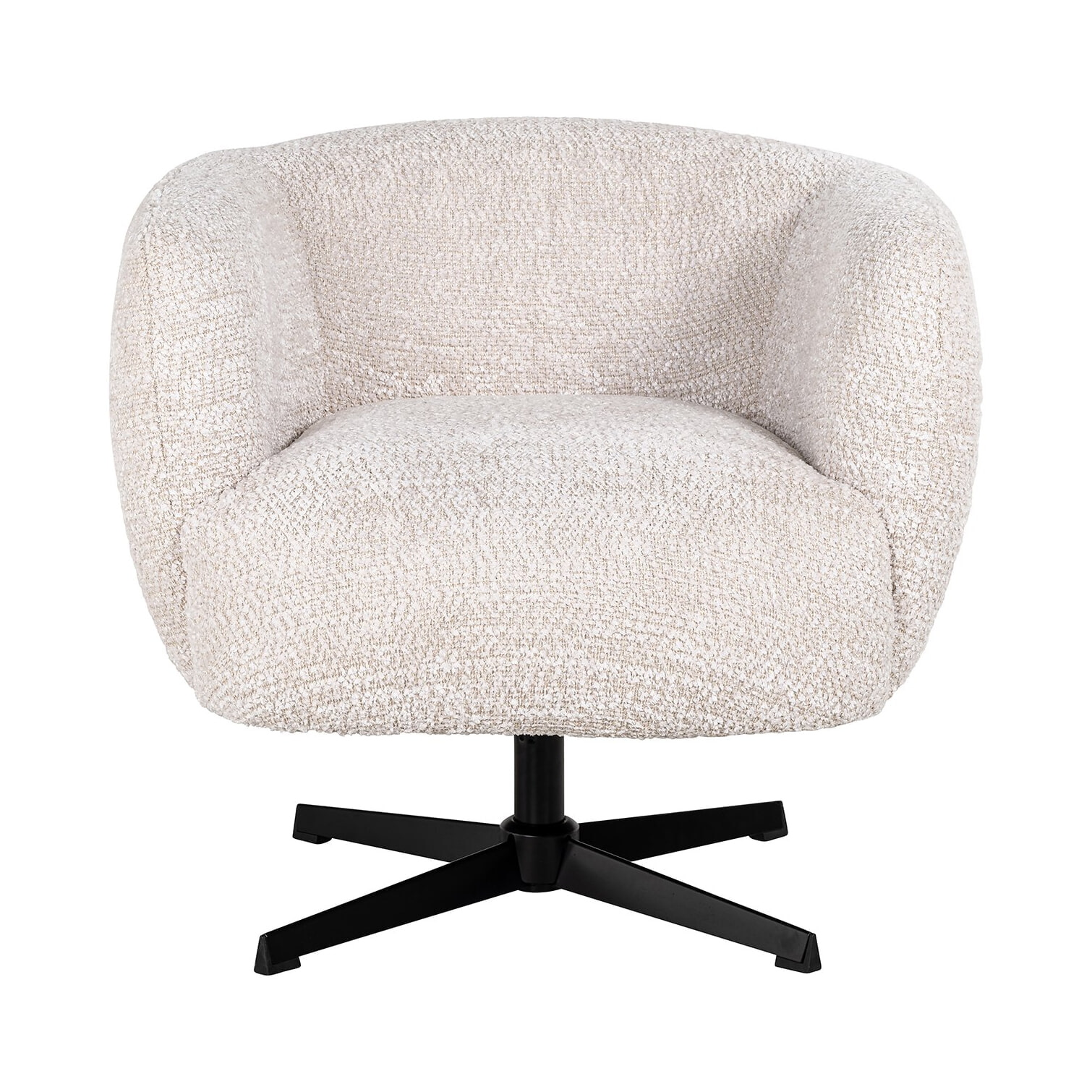 Richmond Draaifauteuil 'Estelle' Chenille, kleur Crème