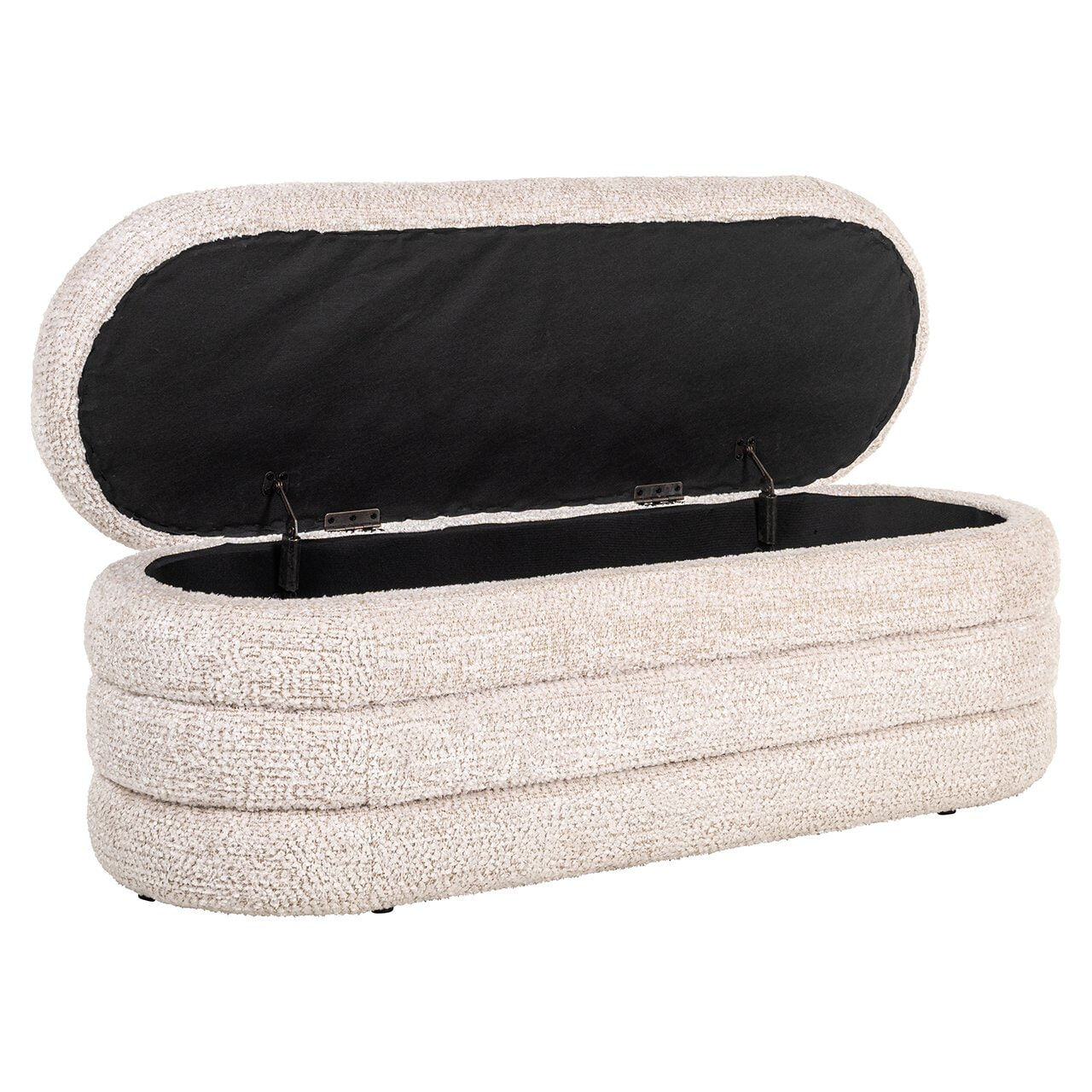 Richmond Poef 'Camile', kleur Lovely cream 