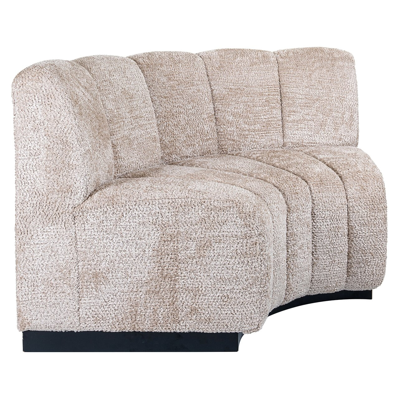 Richmond Eetkamerbank 'Hillpark' Hoek, Chenille, kleur Beige