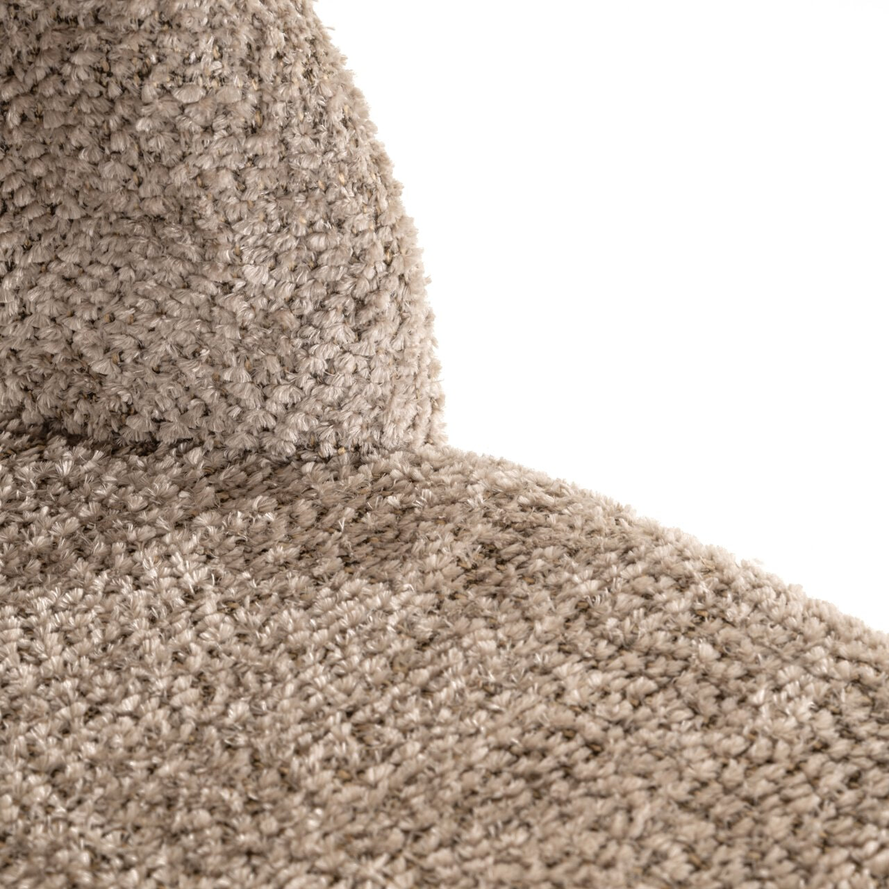 Richmond Barstoel 'Delphine' Chenille, kleur Naturel (zithoogte 76cm)