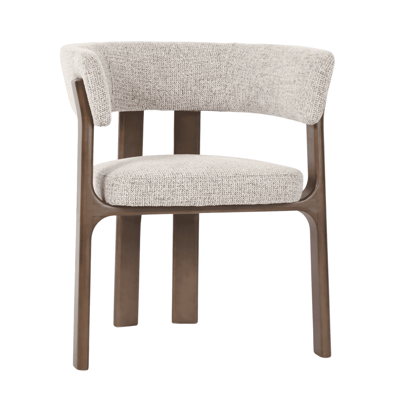 Richmond Eetkamerstoel Contigo Geweven stof - Mocca