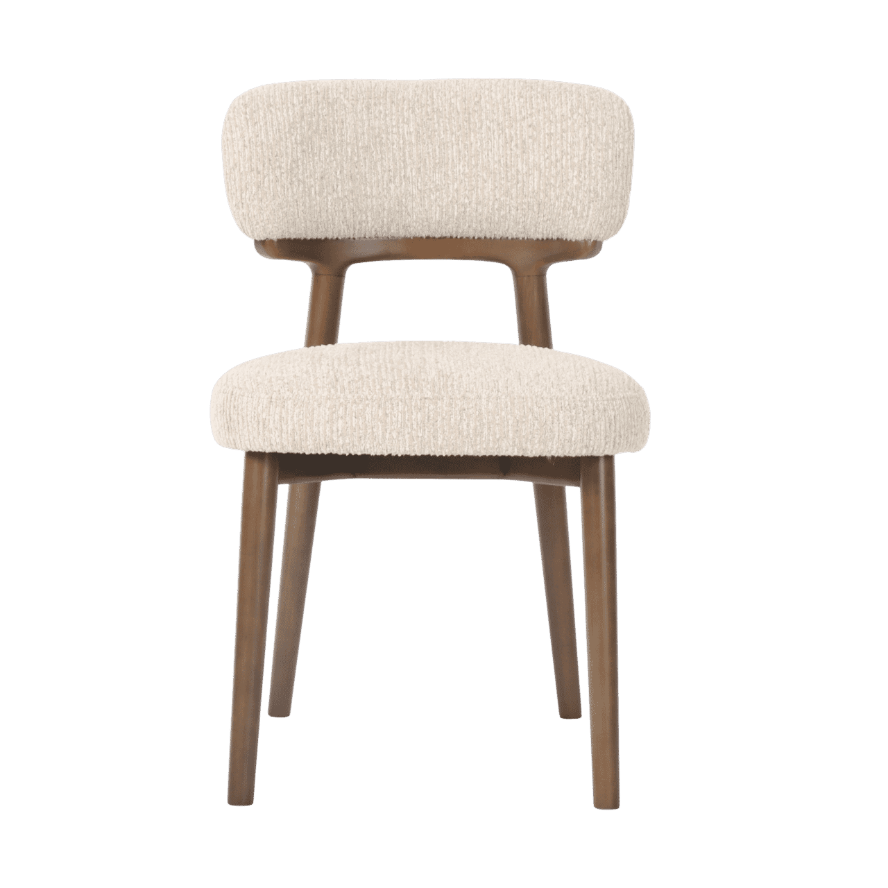 Richmond Eetkamerstoel 'Basker' Linear stof, kleur Naturel