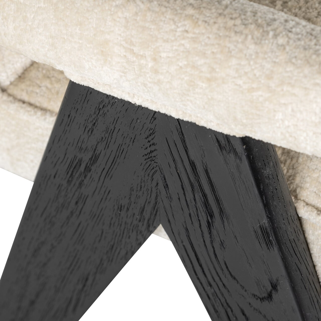 Richmond Eetkamerstoel 'Cooper' Chenille, kleur Wit