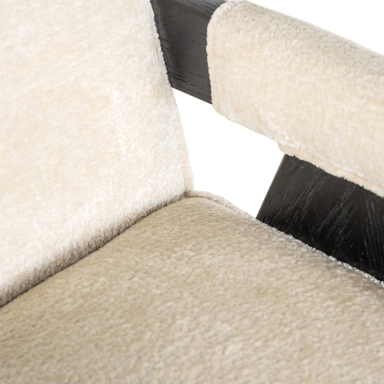Richmond Eetkamerstoel 'Cooper' Chenille, kleur Wit