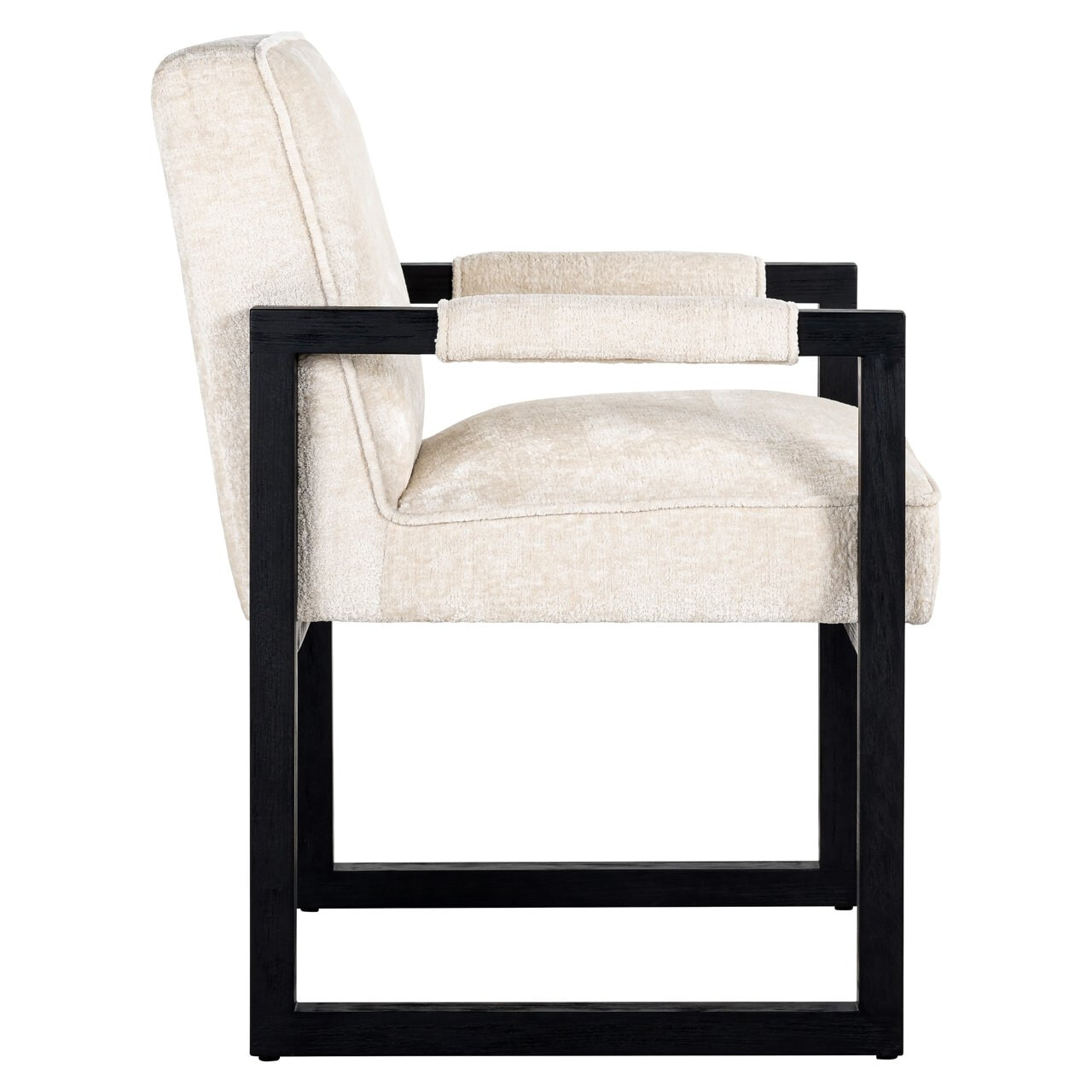 Richmond Eetkamerstoel 'Beck' Chenille, kleur Wit