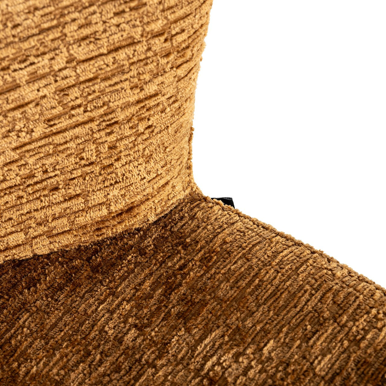 Richmond Barstoel 'Darby' Chenille, kleur Cognac (zithoogte 76cm)