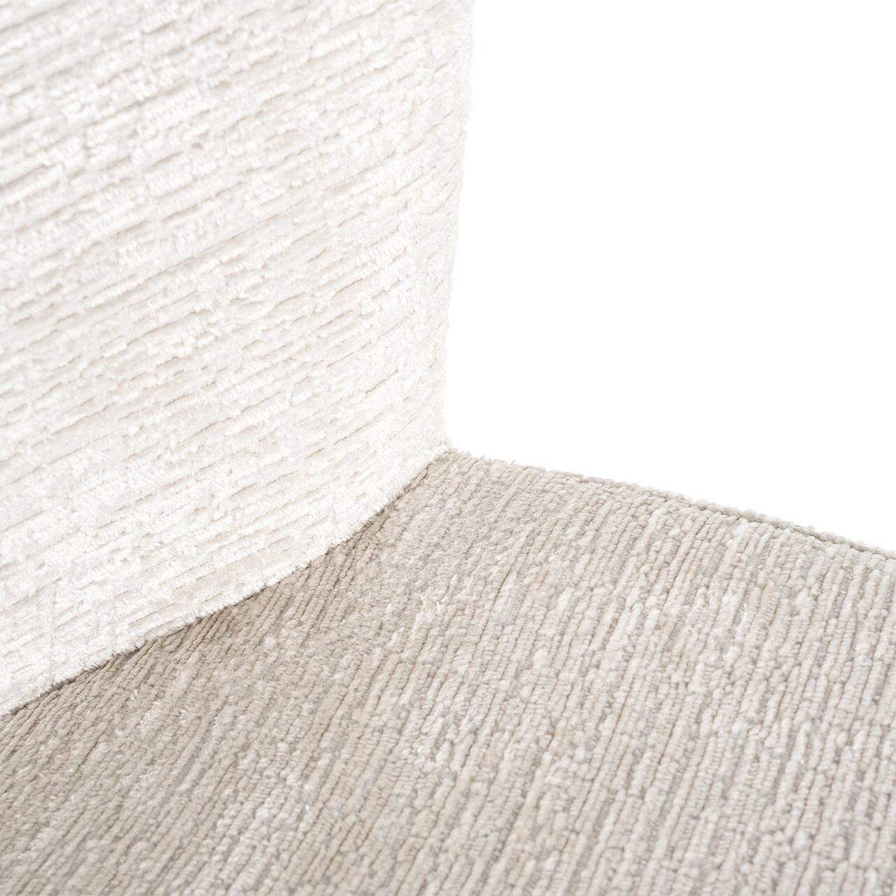 Richmond Barstoel 'Darby' Chenille, kleur Crème (zithoogte 76cm)
