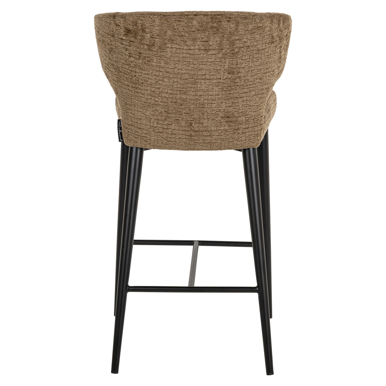 Richmond Barstoel 'Taylor' Fusion stof, kleur Brandy (zithoogte 67cm)