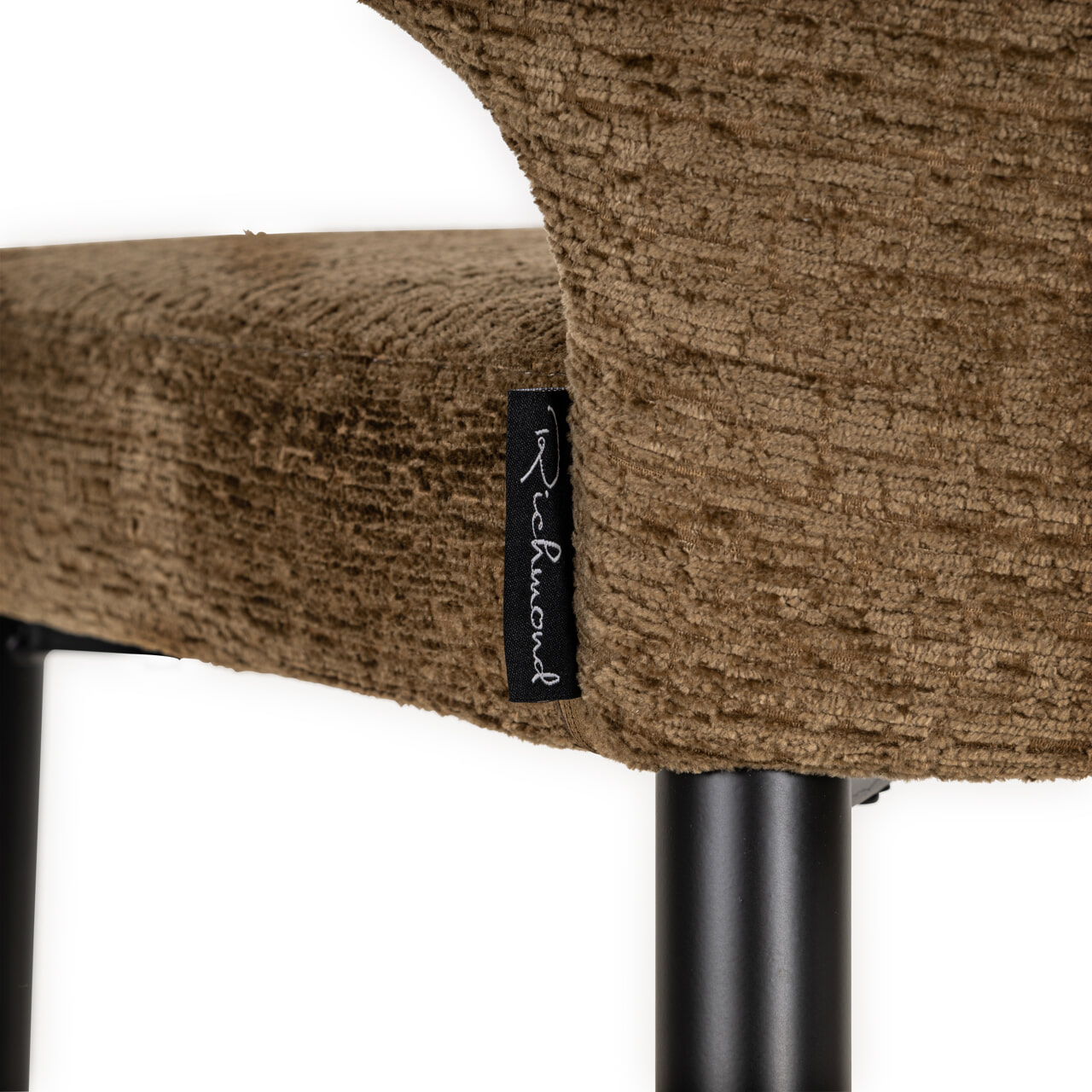 Richmond Barstoel 'Taylor' Fusion stof, kleur Brandy (zithoogte 77cm)