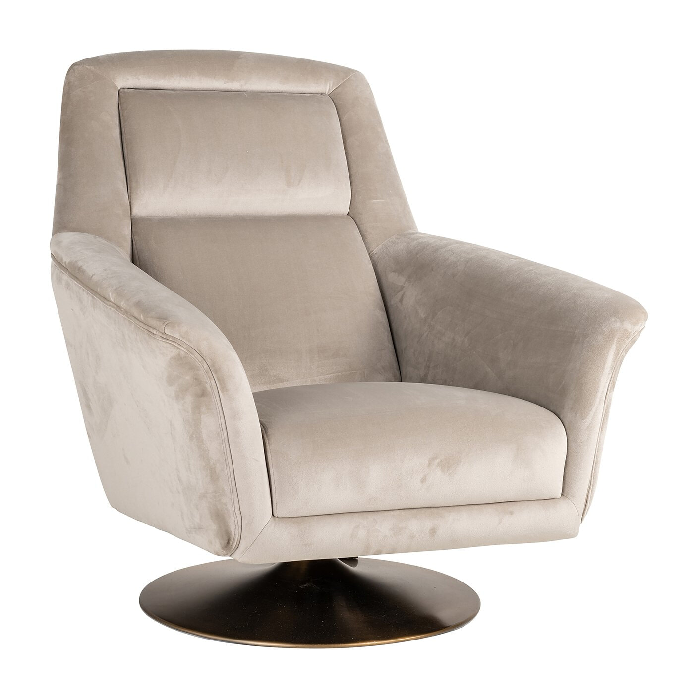 Richmond Draaifauteuil Nora Velvet - Khaki