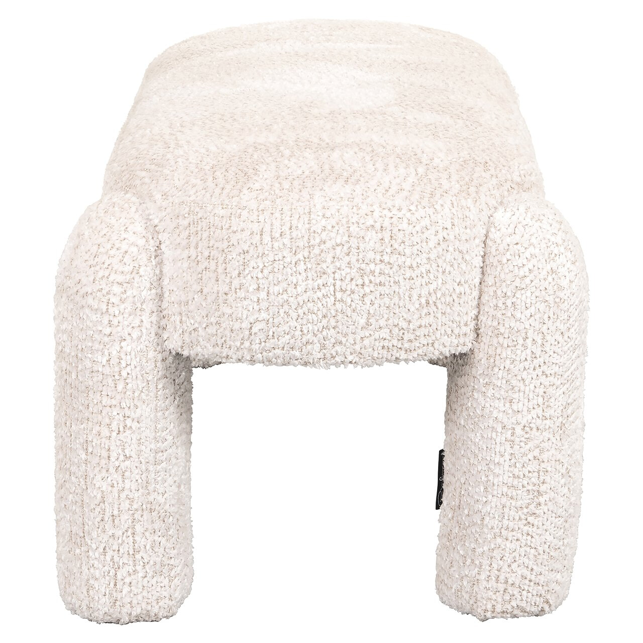 Richmond Eetkamerbank 'Holly' Chenille, kleur Crème