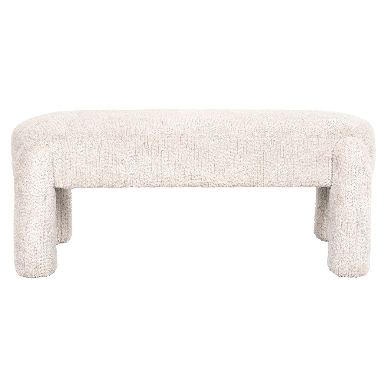 Richmond Eetkamerbank 'Holly' Chenille, kleur Crème