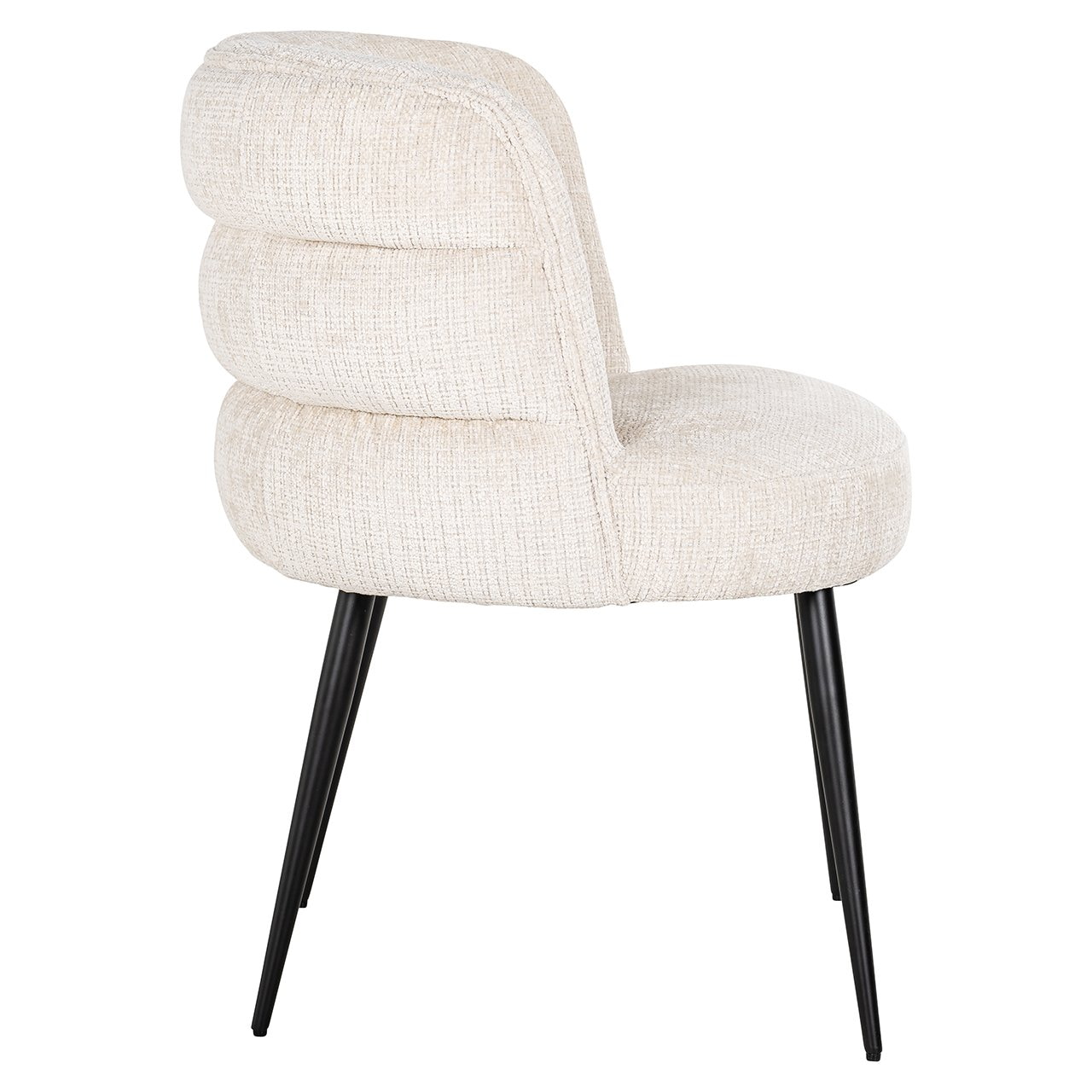 Richmond Eetkamerstoel 'Stella' Chenille, kleur Beige