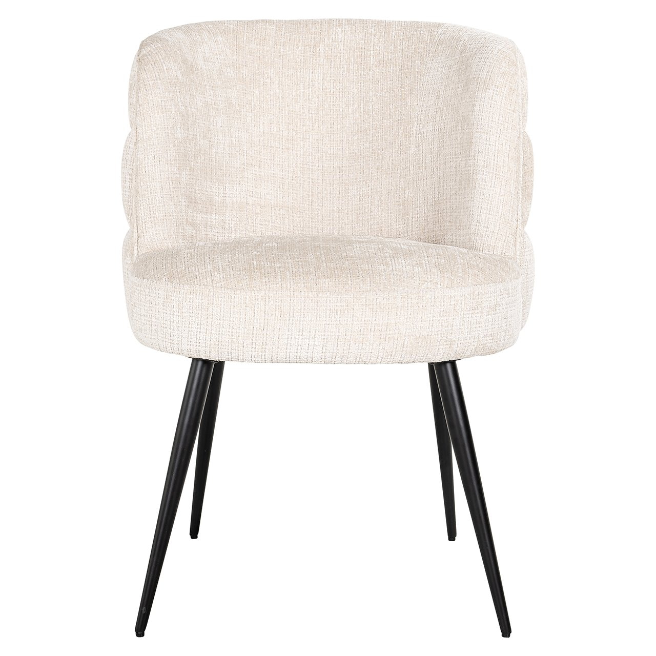 Richmond Eetkamerstoel 'Stella' Chenille, kleur Beige
