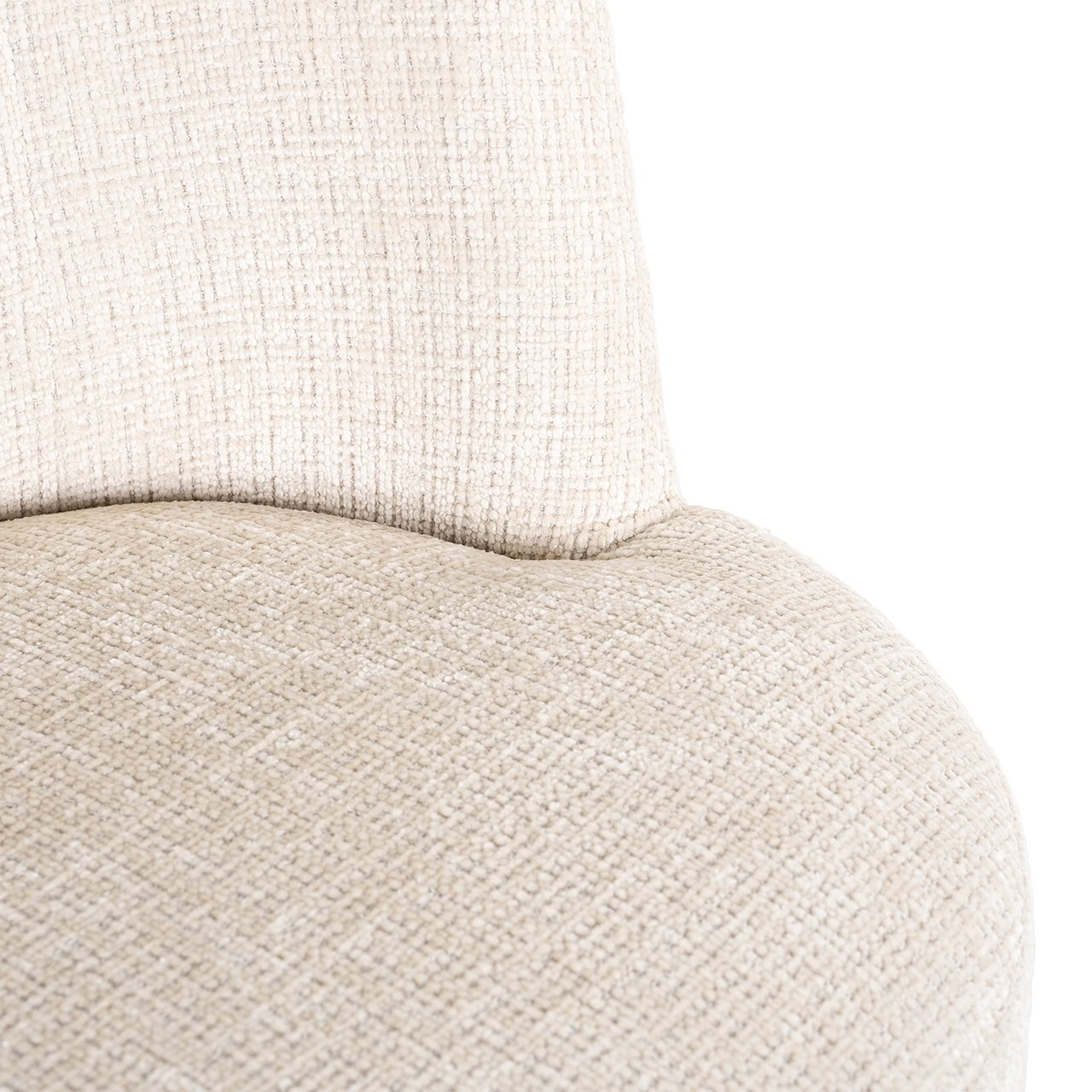 Richmond Eetkamerstoel 'Stella' Chenille, kleur Beige