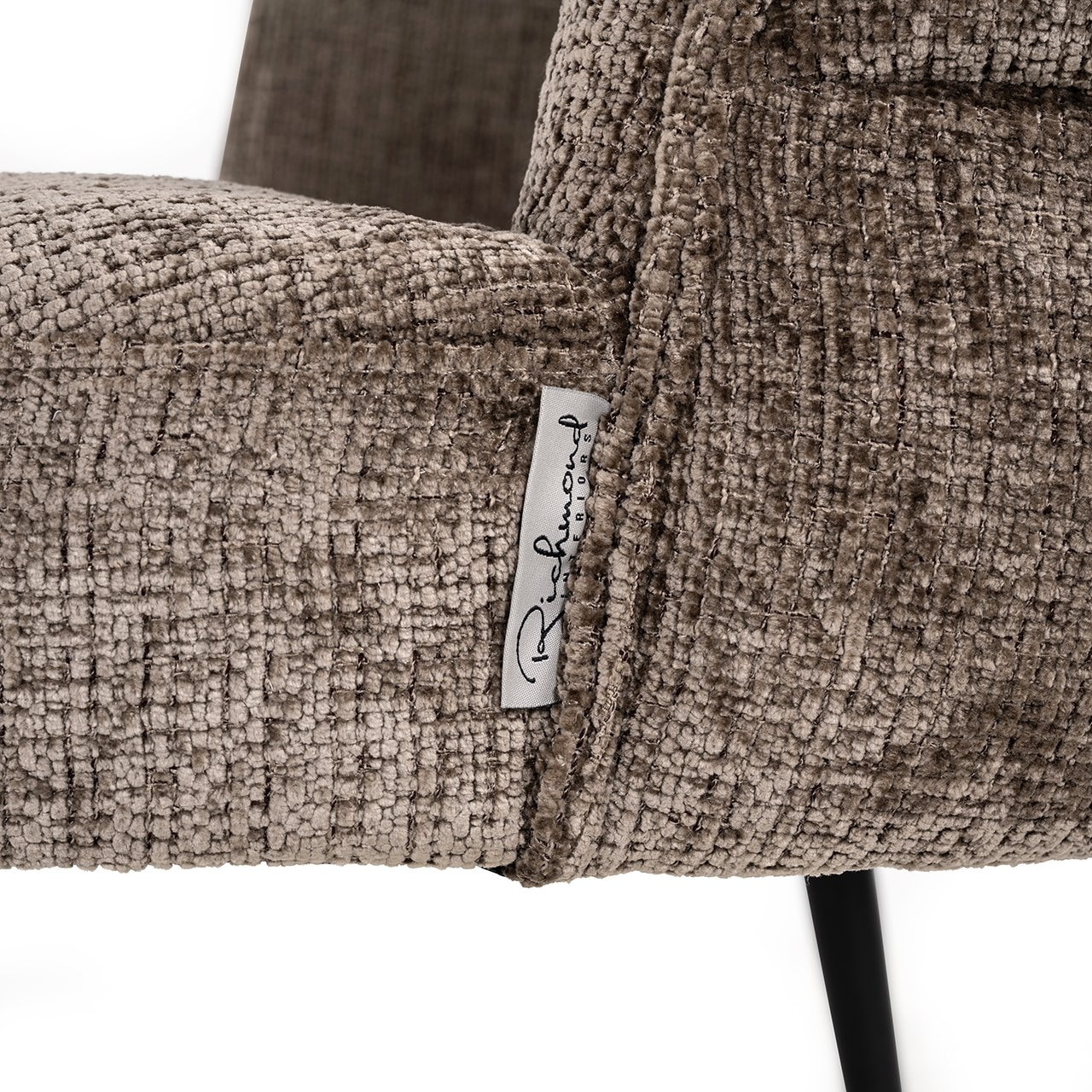 Richmond Eetkamerstoel 'Stella' Chenille, kleur Stone