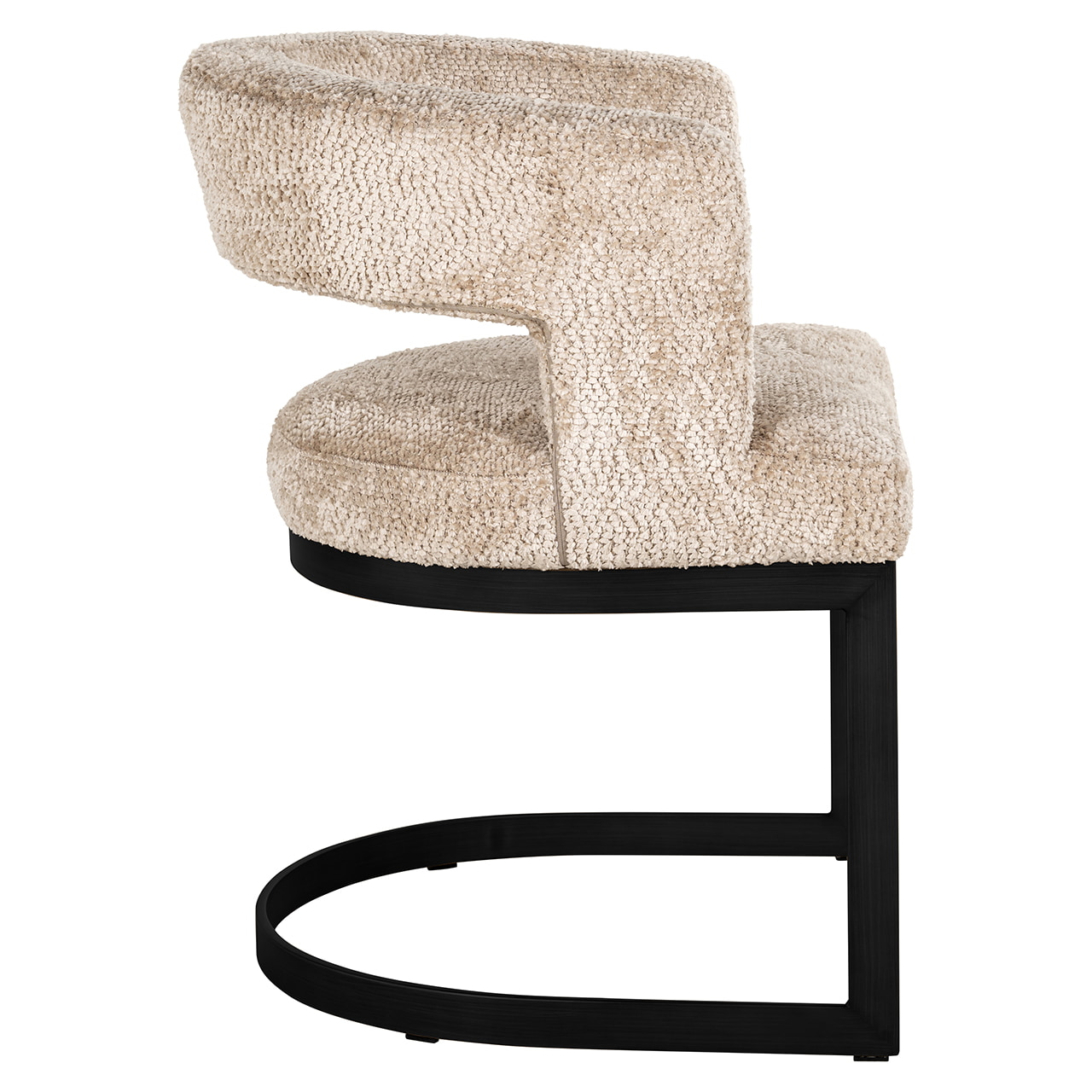 Richmond Eetkamerstoel 'Ellis' Chenille, kleur Beige