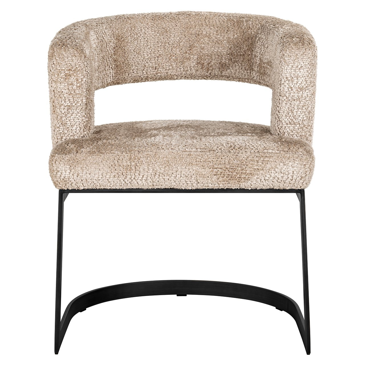 Richmond Eetkamerstoel 'Ellis' Chenille, kleur Beige