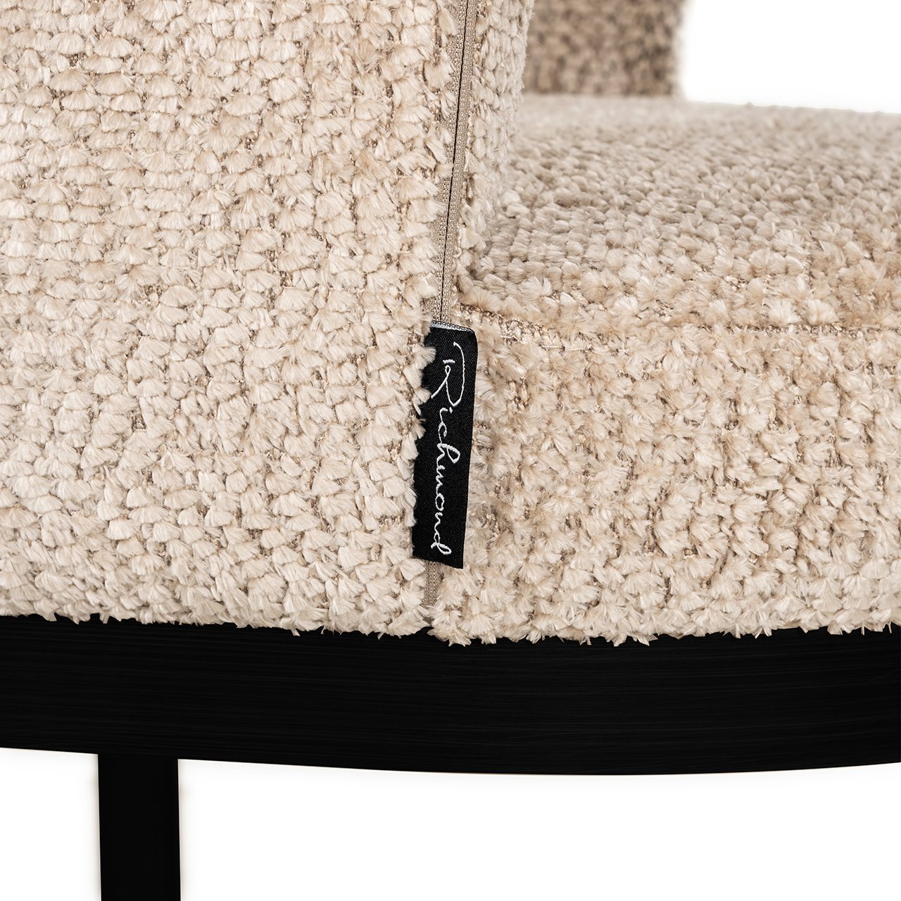 Richmond Eetkamerstoel 'Ellis' Chenille, kleur Beige