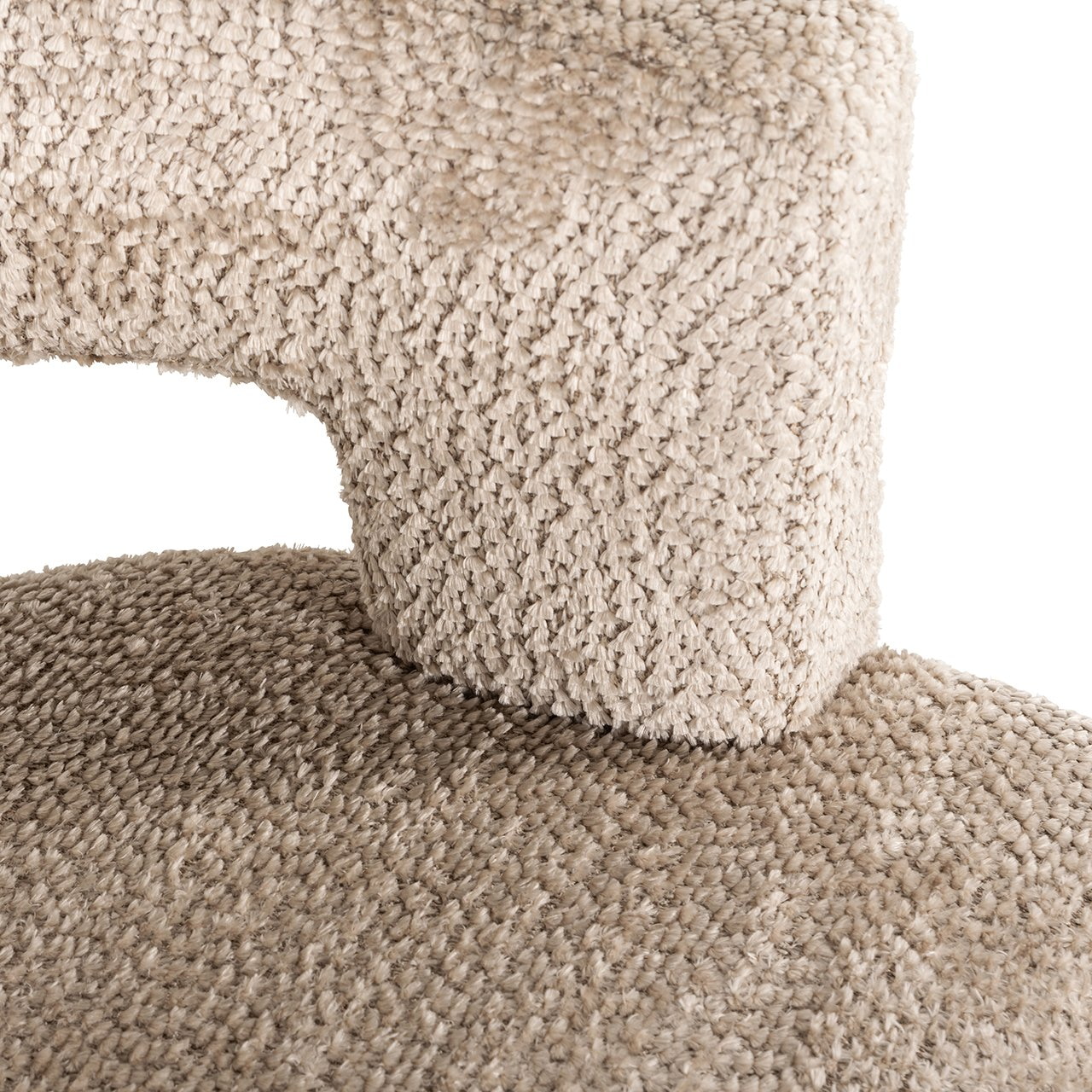 Richmond Eetkamerstoel 'Ellis' Chenille, kleur Beige