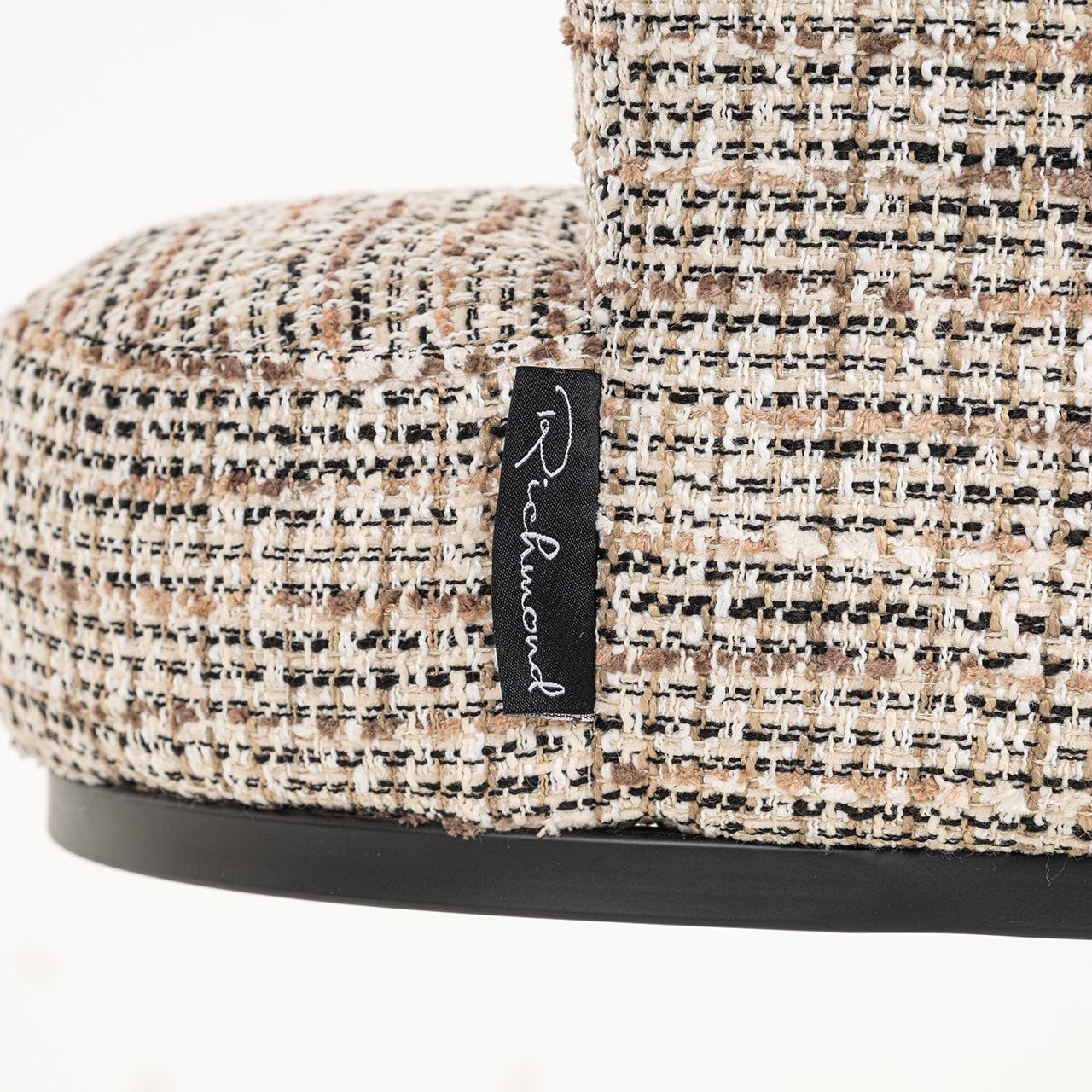 Richmond Draaibare Eetkamerstoel 'Rochenne' Op wielen, kleur Naturel