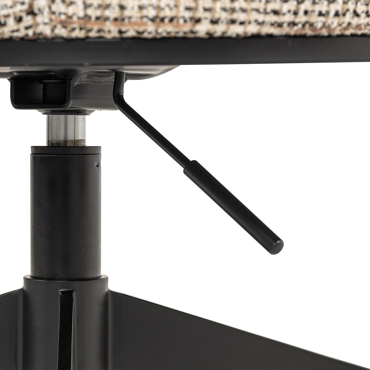 Richmond Draaibare Eetkamerstoel 'Rochenne' Op wielen, kleur Naturel