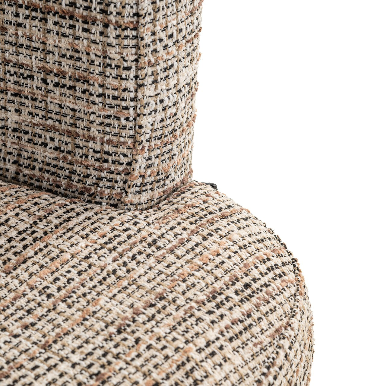 Richmond Draaibare Eetkamerstoel 'Rochenne' Op wielen, kleur Naturel