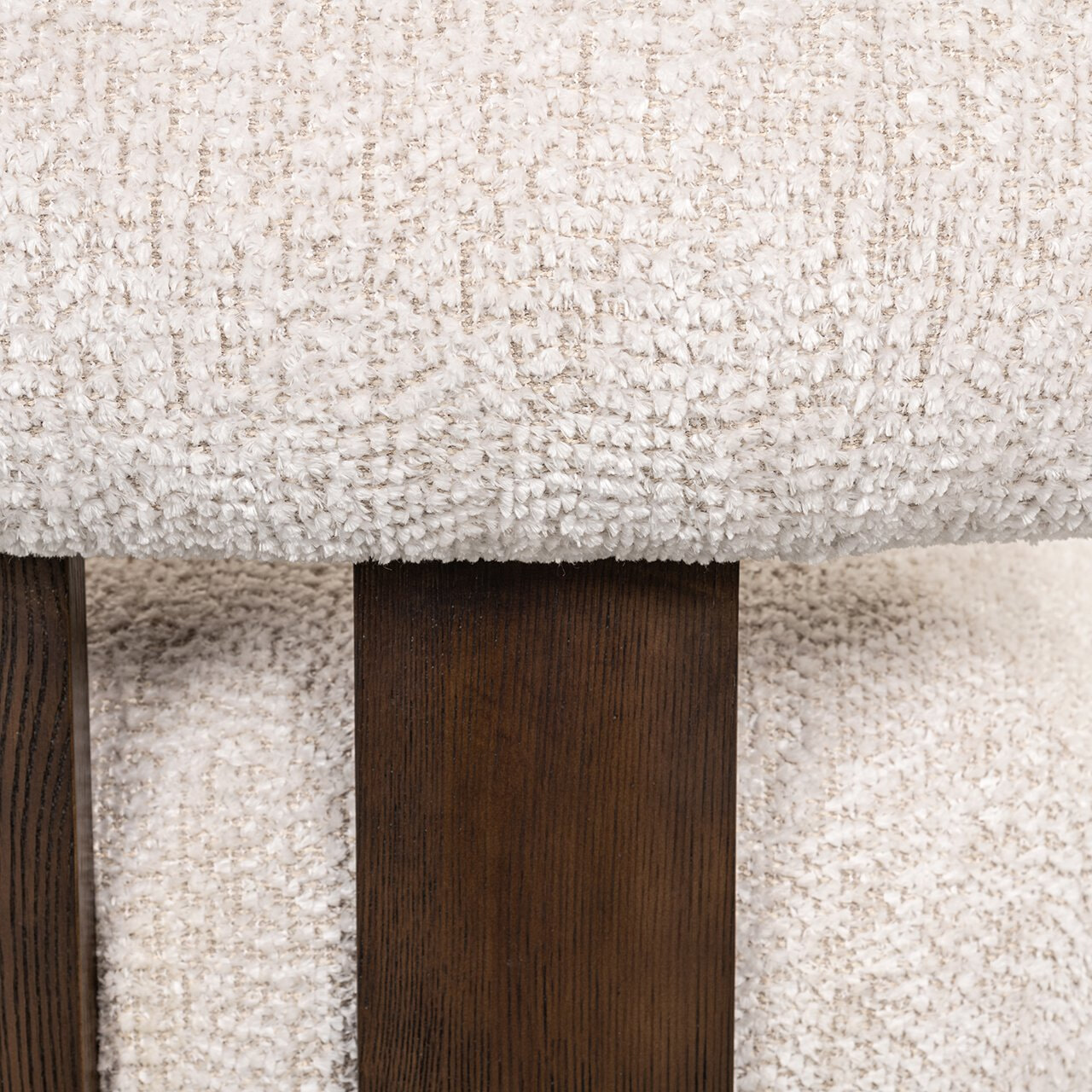 Richmond Fauteuil 'Arabella' Chenille, kleur Crème