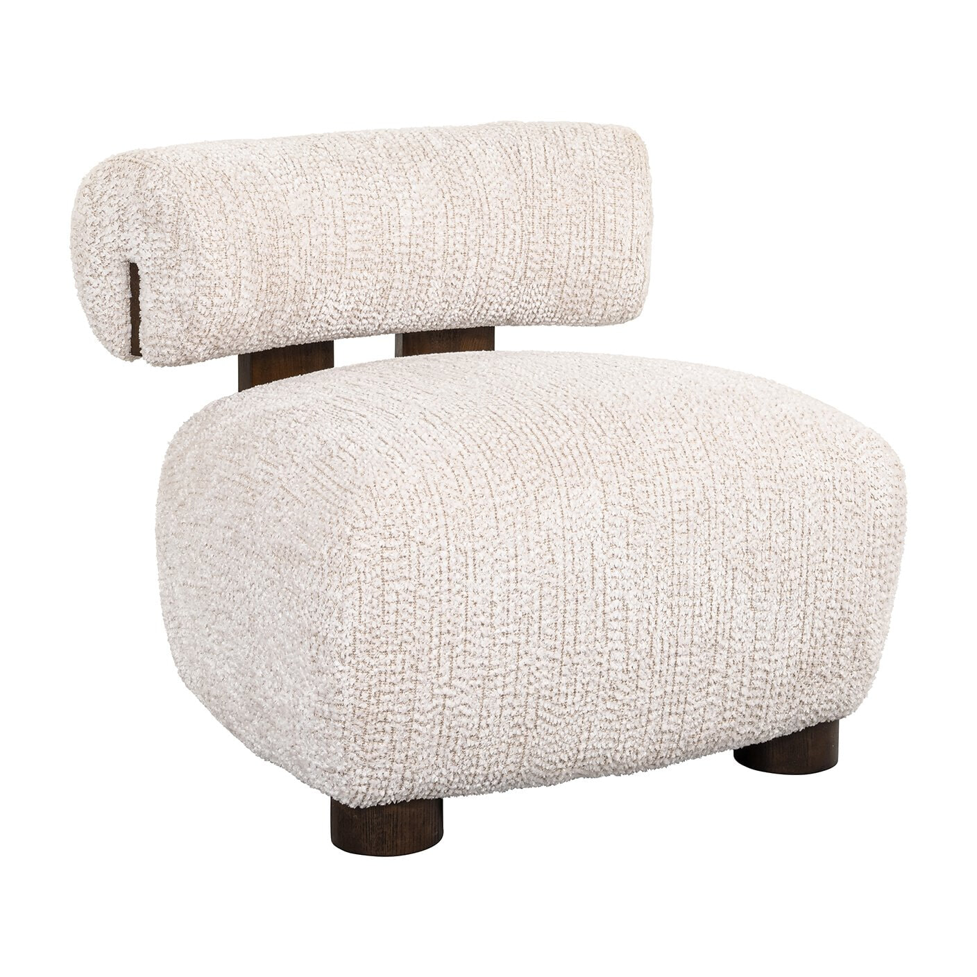Richmond Fauteuil Arabella Chenille - Crème - Japandi