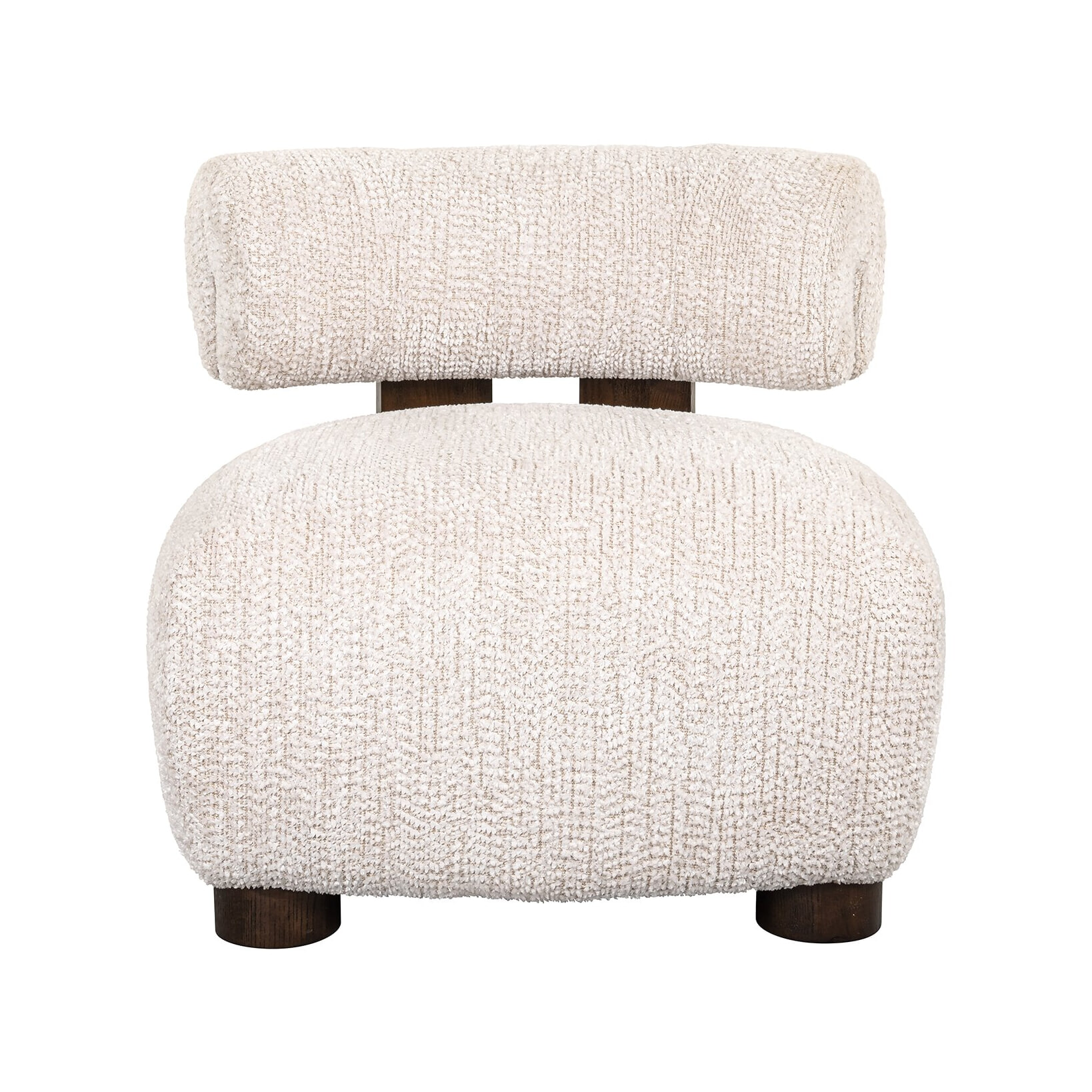 Richmond Fauteuil 'Arabella' Chenille, kleur Crème