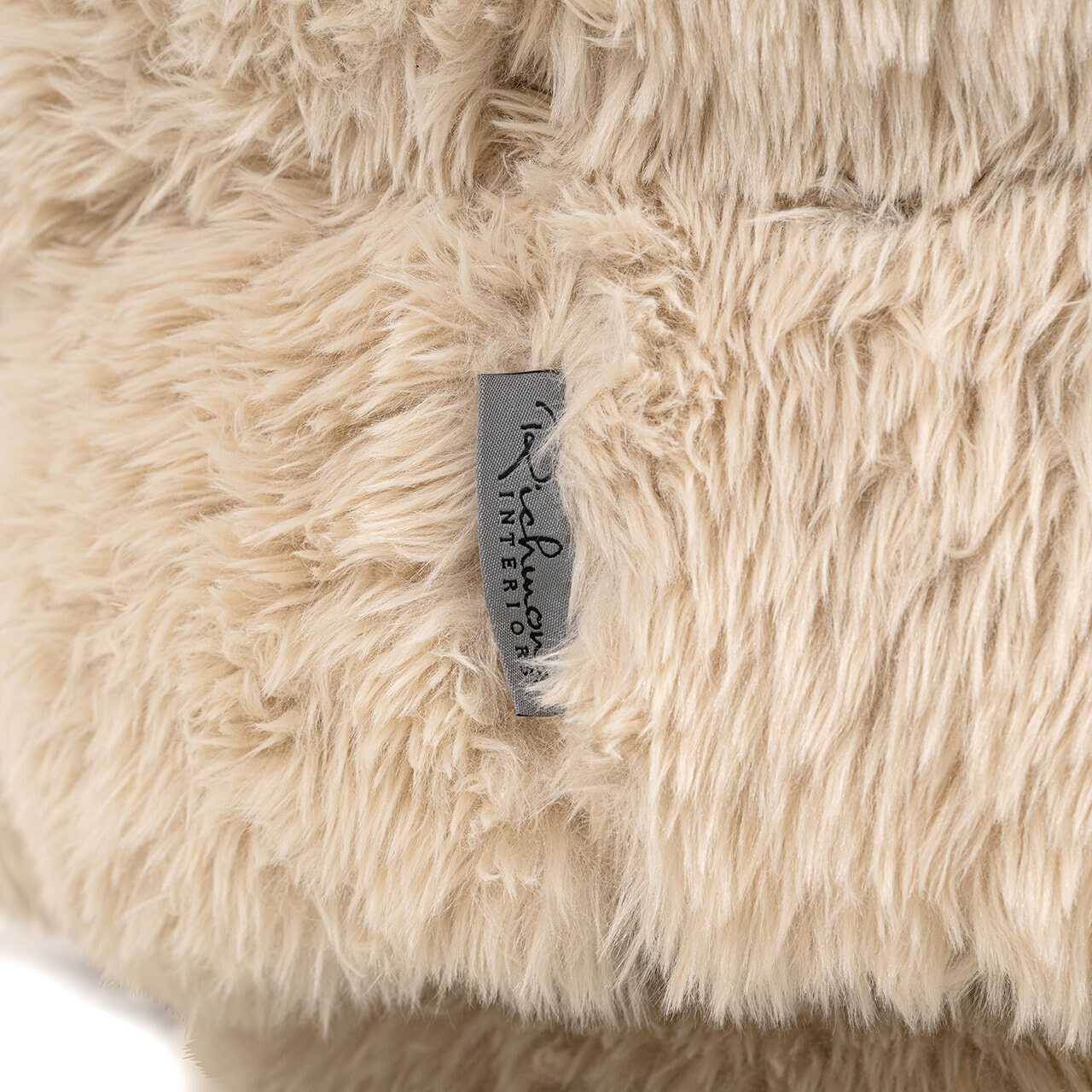 Richmond Kids Draaifauteuil 'Lenny' Fluffy, kleur Zand