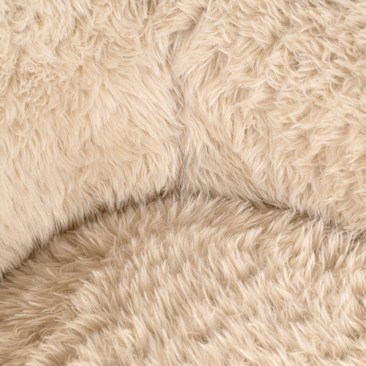 Richmond Kids Draaifauteuil 'Lenny' Fluffy, kleur Zand