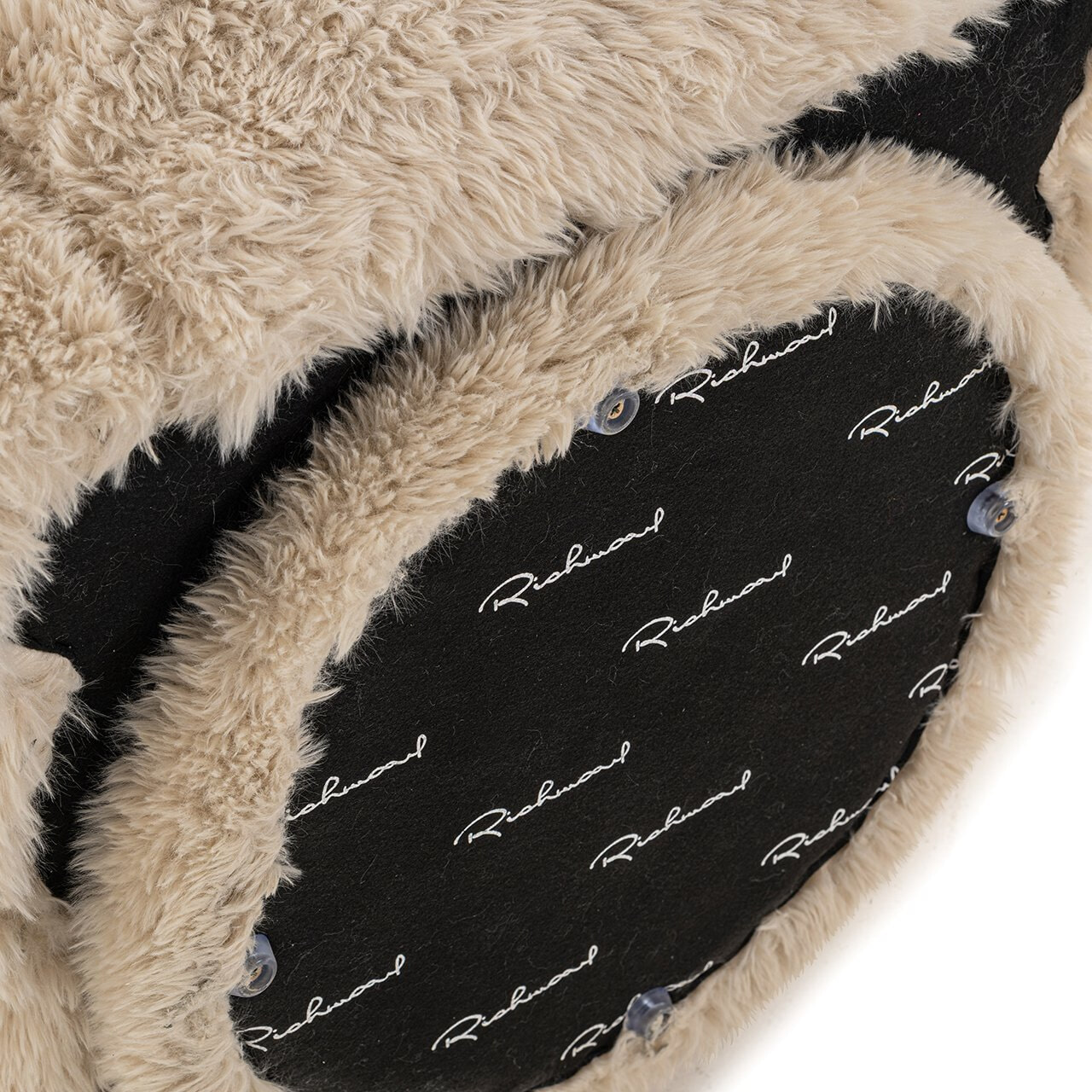 Richmond Kids Draaifauteuil 'Lenny' Fluffy, kleur Zand