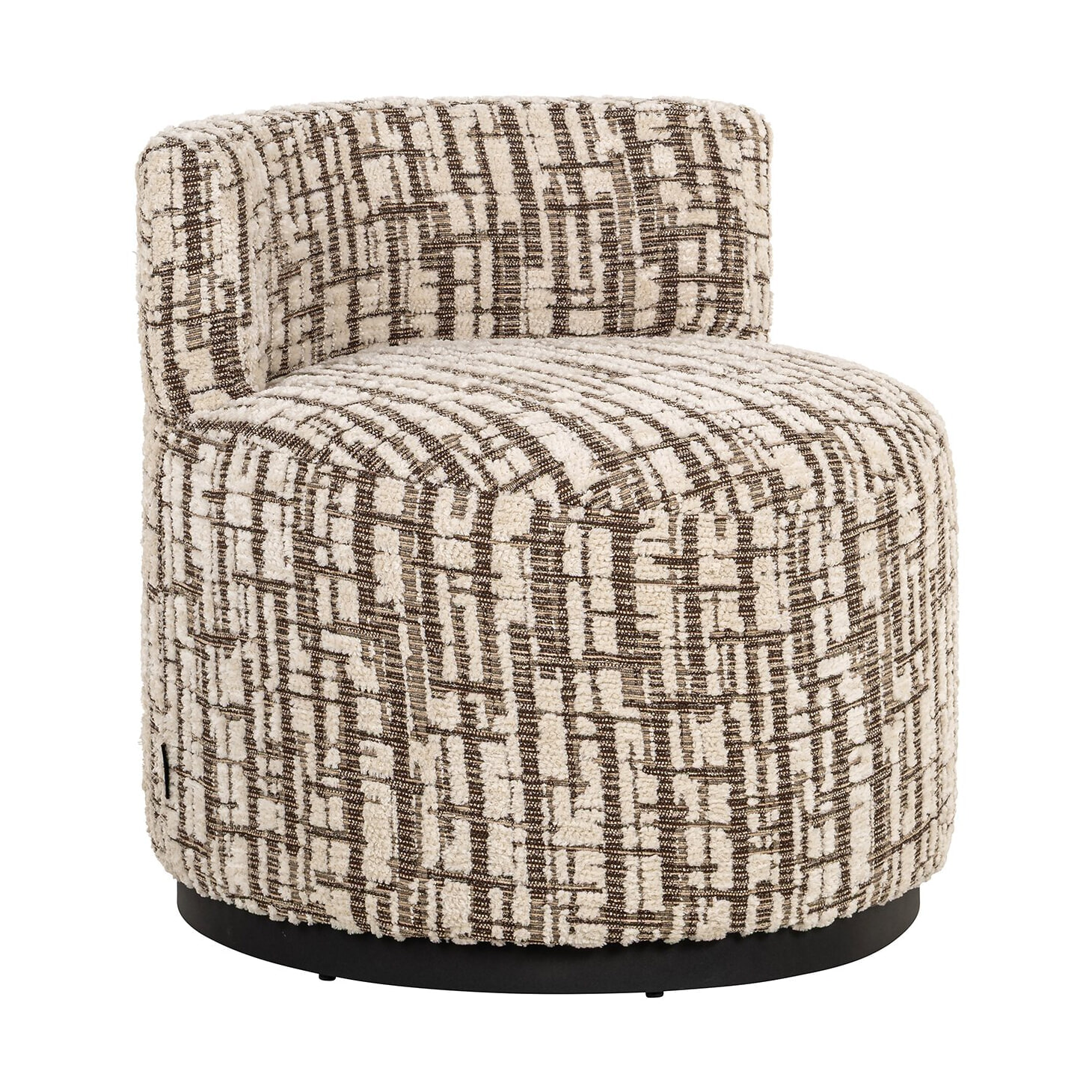 Richmond Fauteuil Franny Geweven stof - Crème