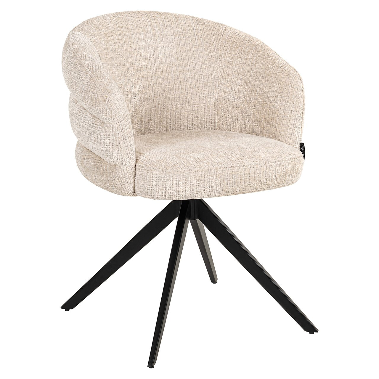 Richmond Draaibare Eetkamerstoel Serenity Chenille - Beige