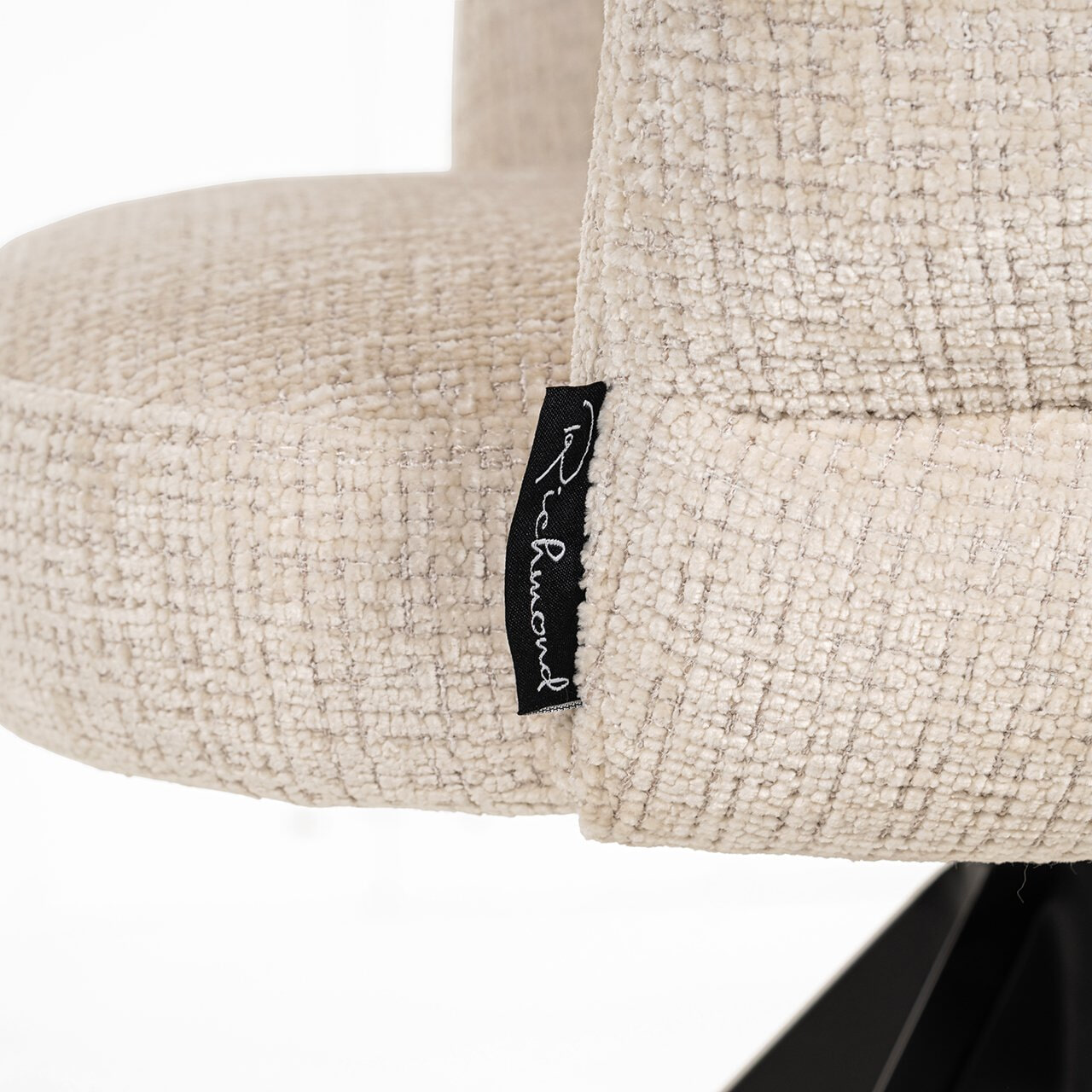 Richmond Draaibare Eetkamerstoel 'Serenity' Chenille, kleur Beige