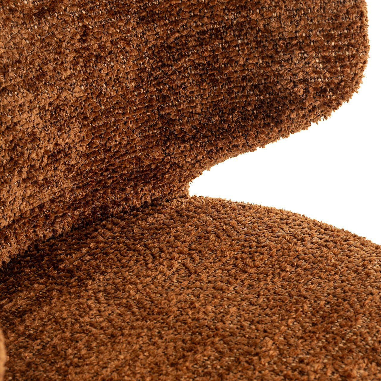 Richmond Barstoel 'Gatsbi' Chenille, kleur Cinnamon (zithoogte 75cm)