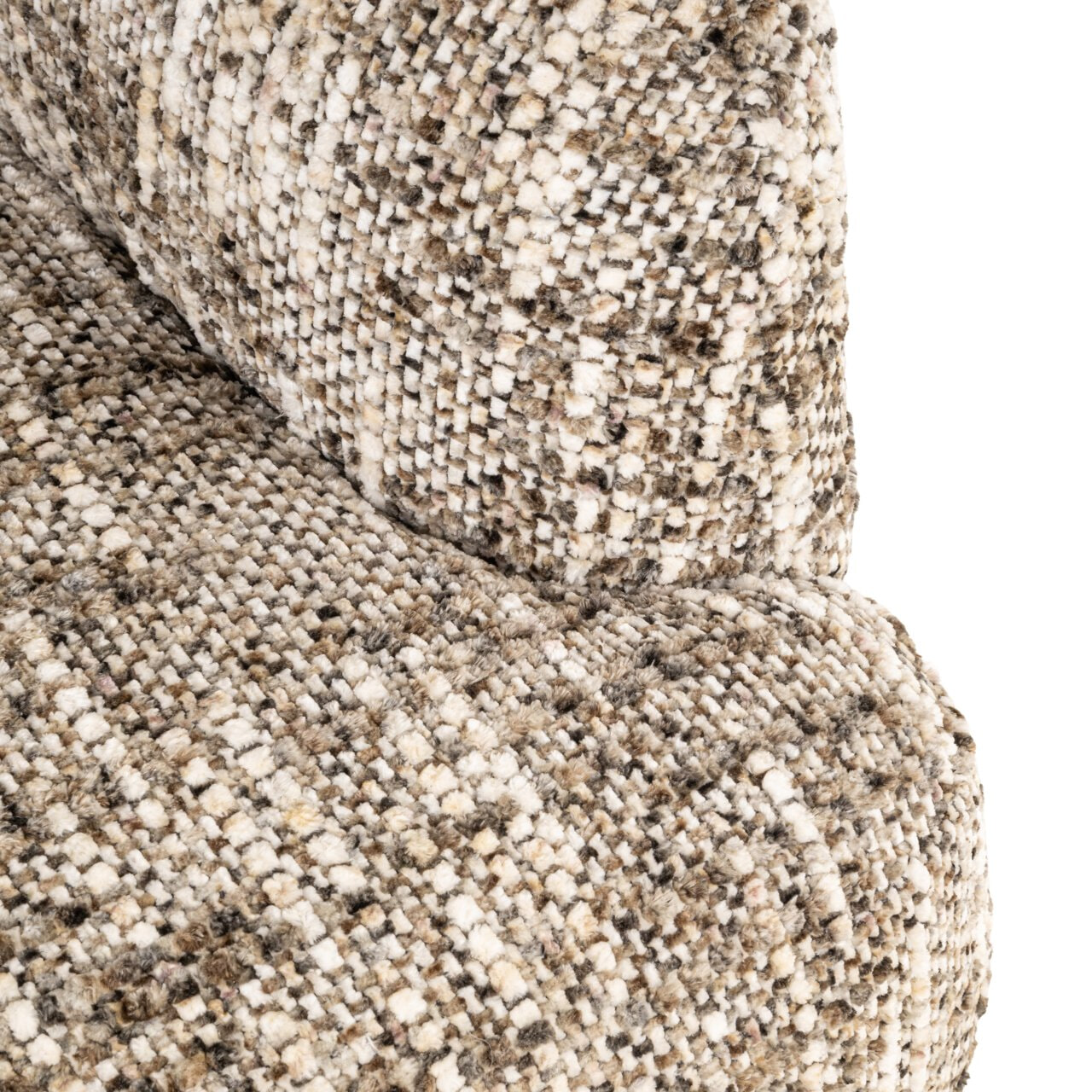 Richmond Draaifauteuil 'Kagney' Geweven stof, kleur Bruin