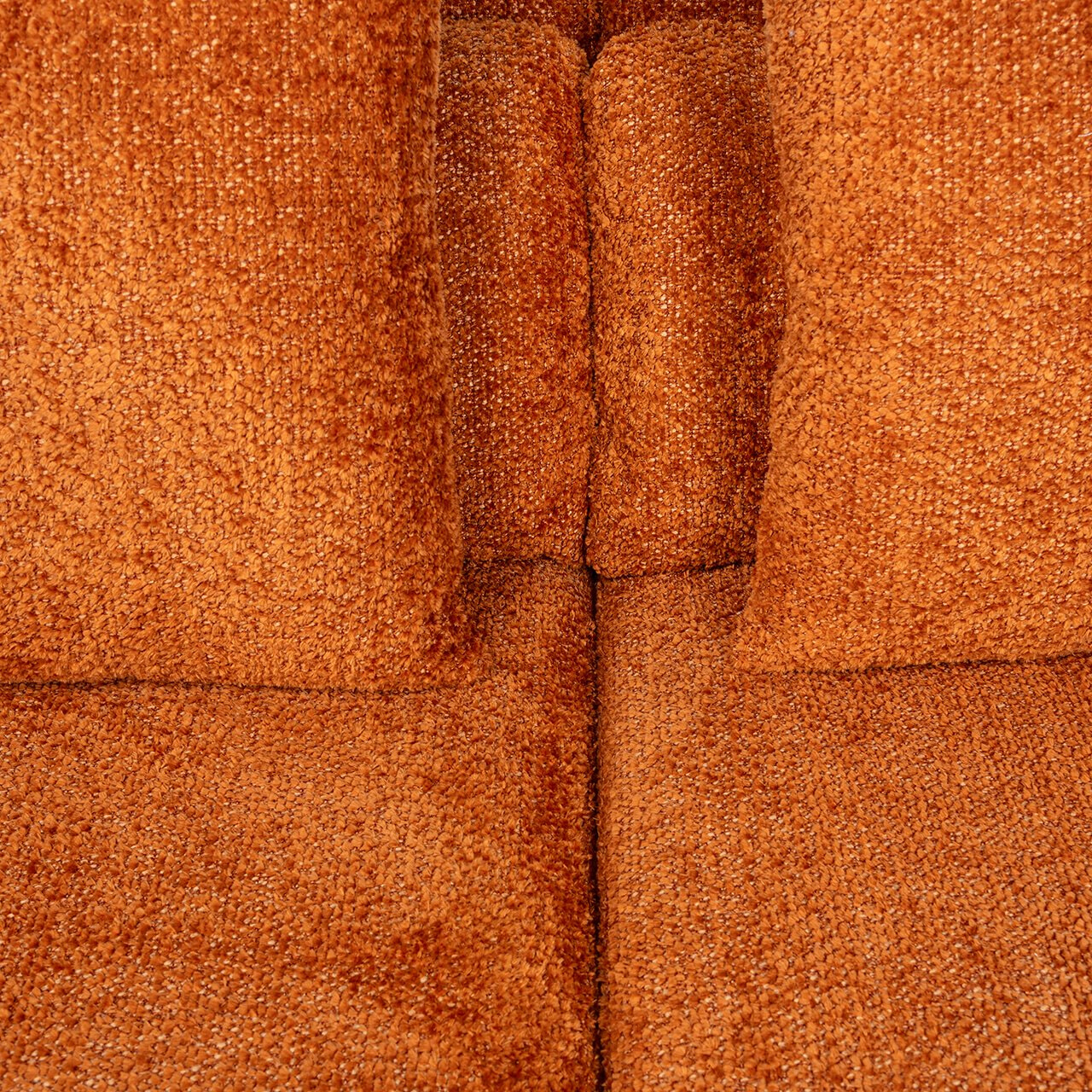 Richmond 4-zits Bank 'Rodina' Chenille, kleur Pumpkin