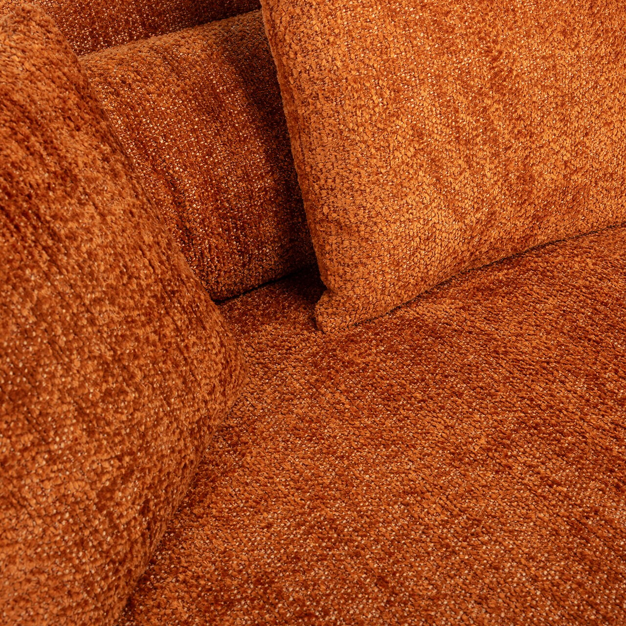 Richmond 4-zits Bank 'Rodina' Chenille, kleur Pumpkin