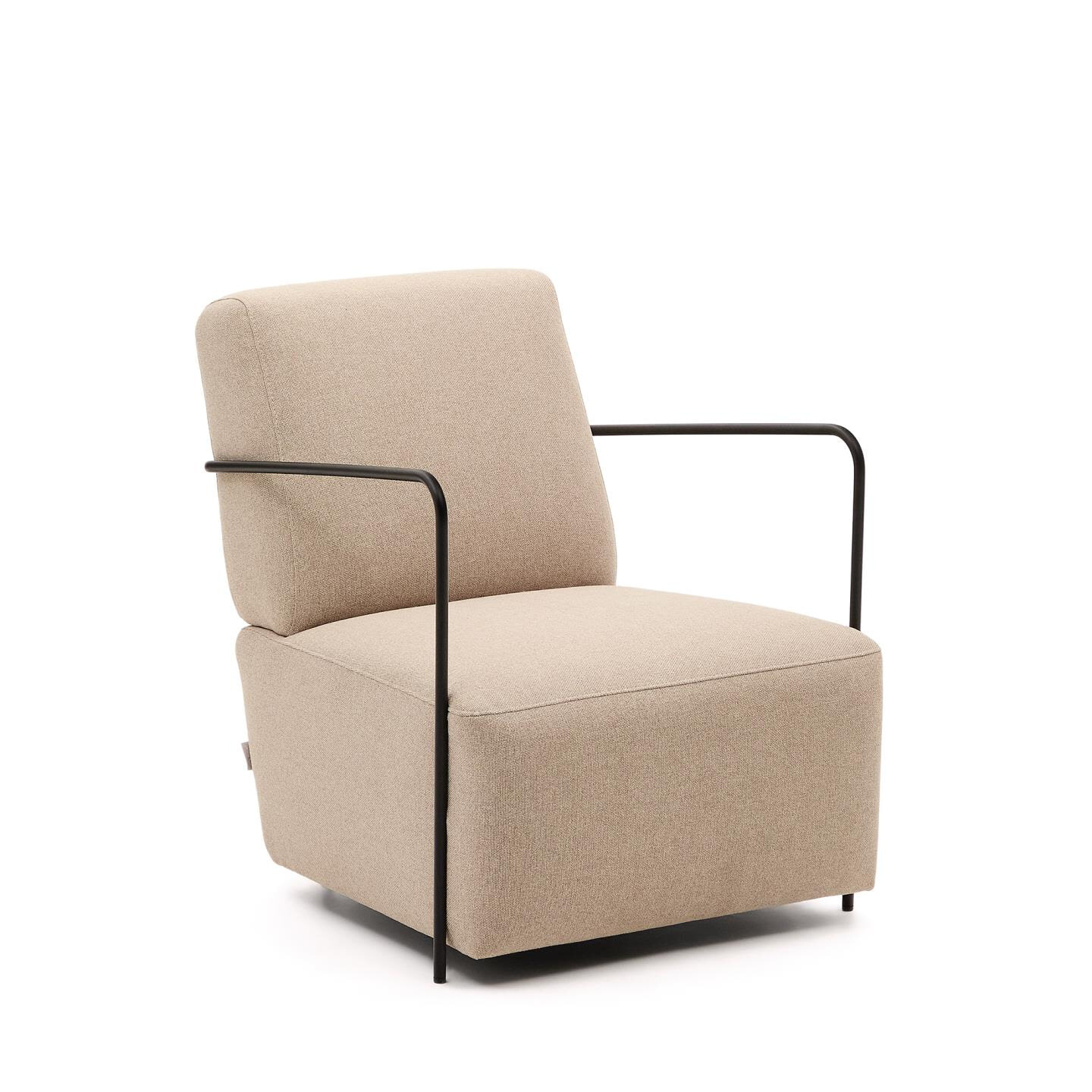 Kave Home Fauteuil 'Gamer' Stof, kleur Beige