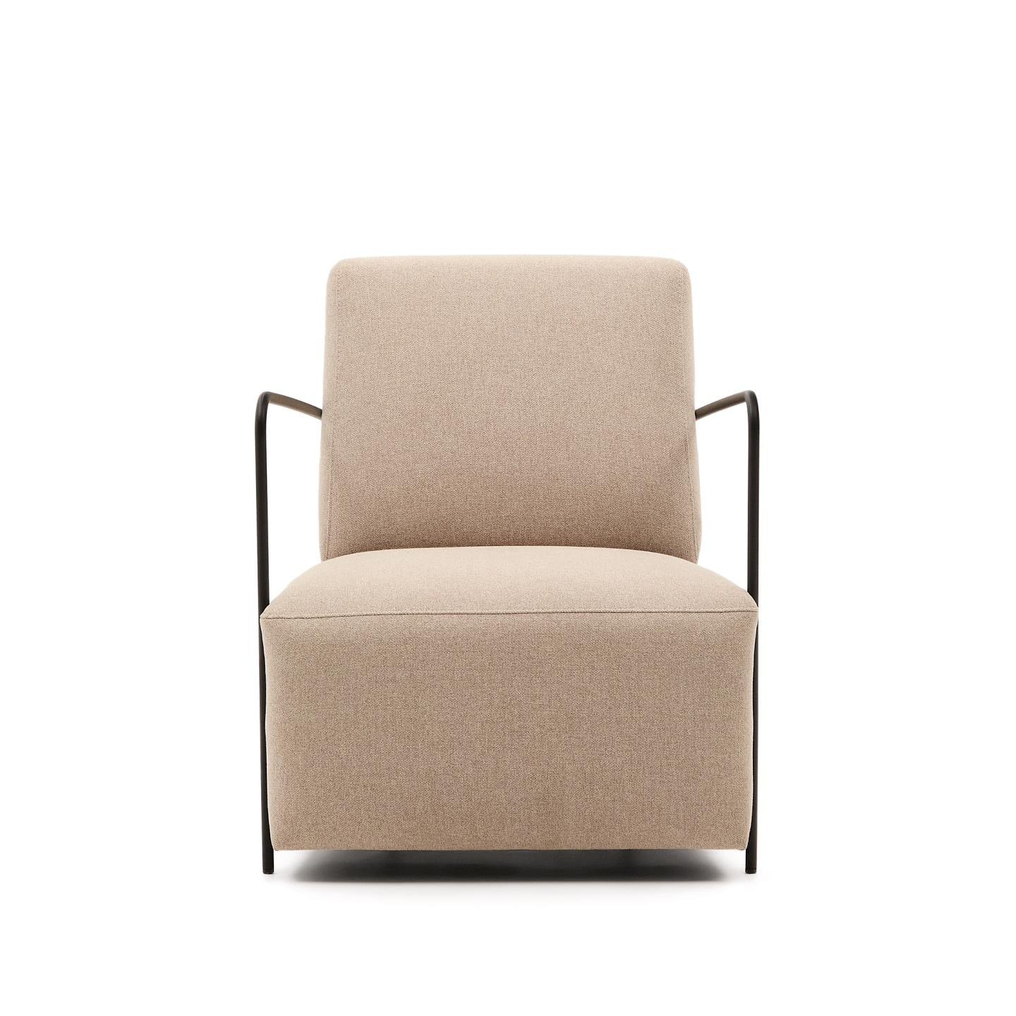 Kave Home Fauteuil 'Gamer' Stof, kleur Beige