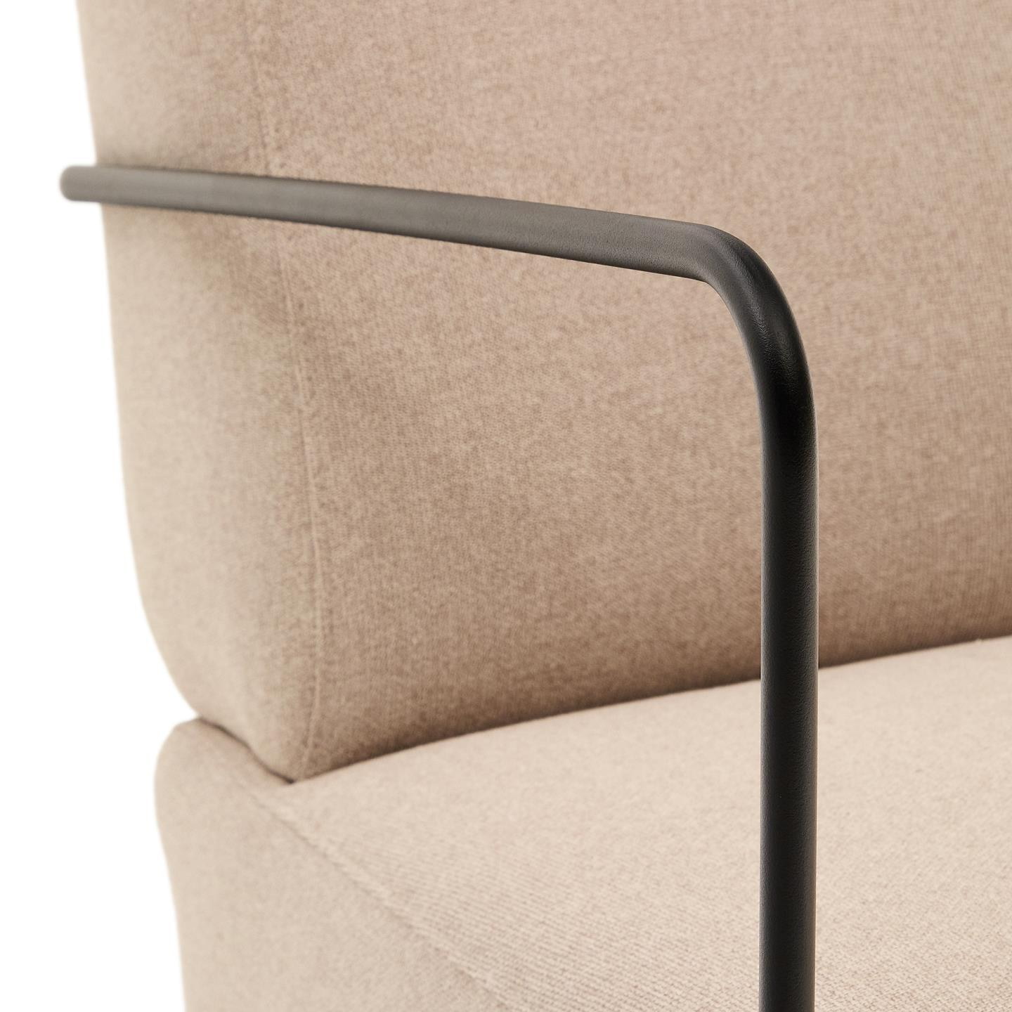 Kave Home Fauteuil 'Gamer' Stof, kleur Beige