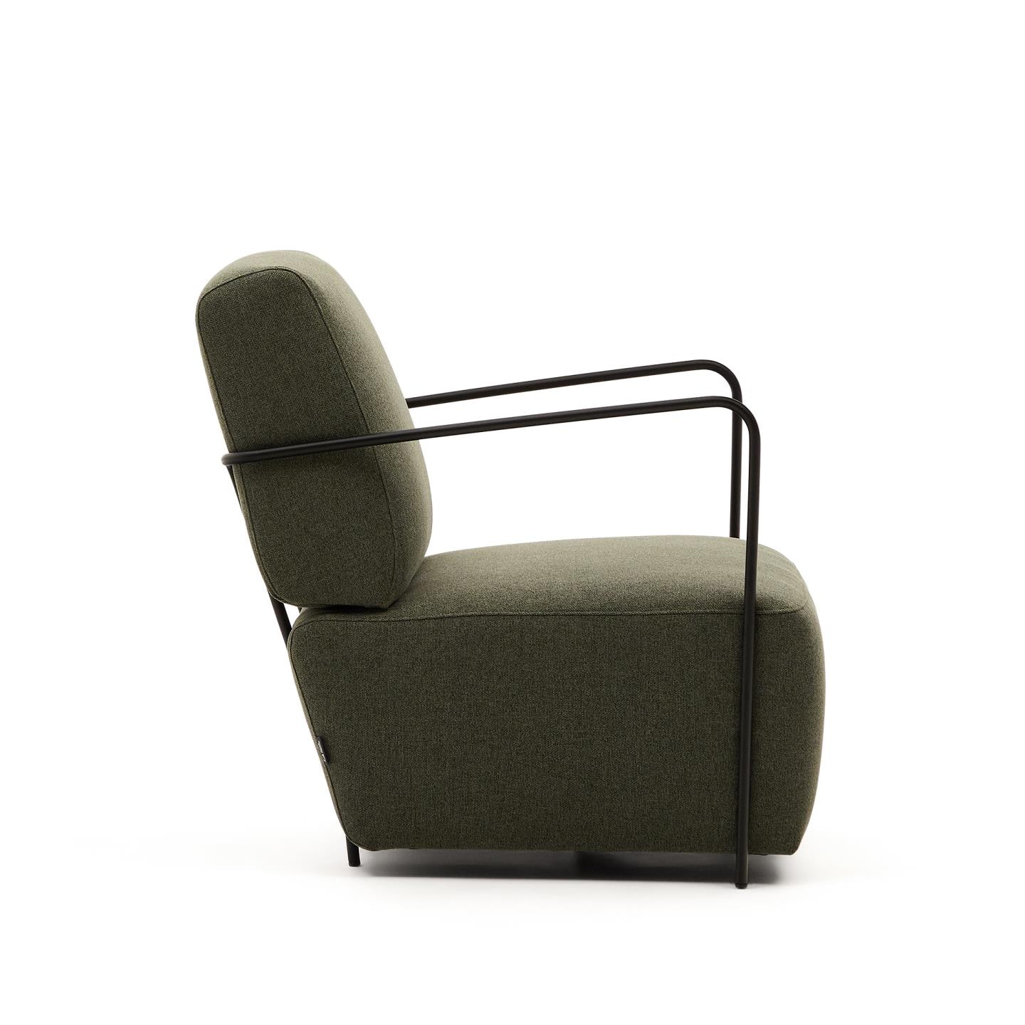 Kave Home Fauteuil 'Gamer' Stof, kleur Donkergroen