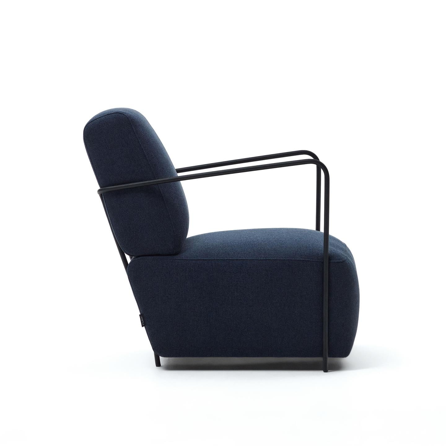 Kave Home Fauteuil 'Gamer' Stof, kleur Donkerblauw