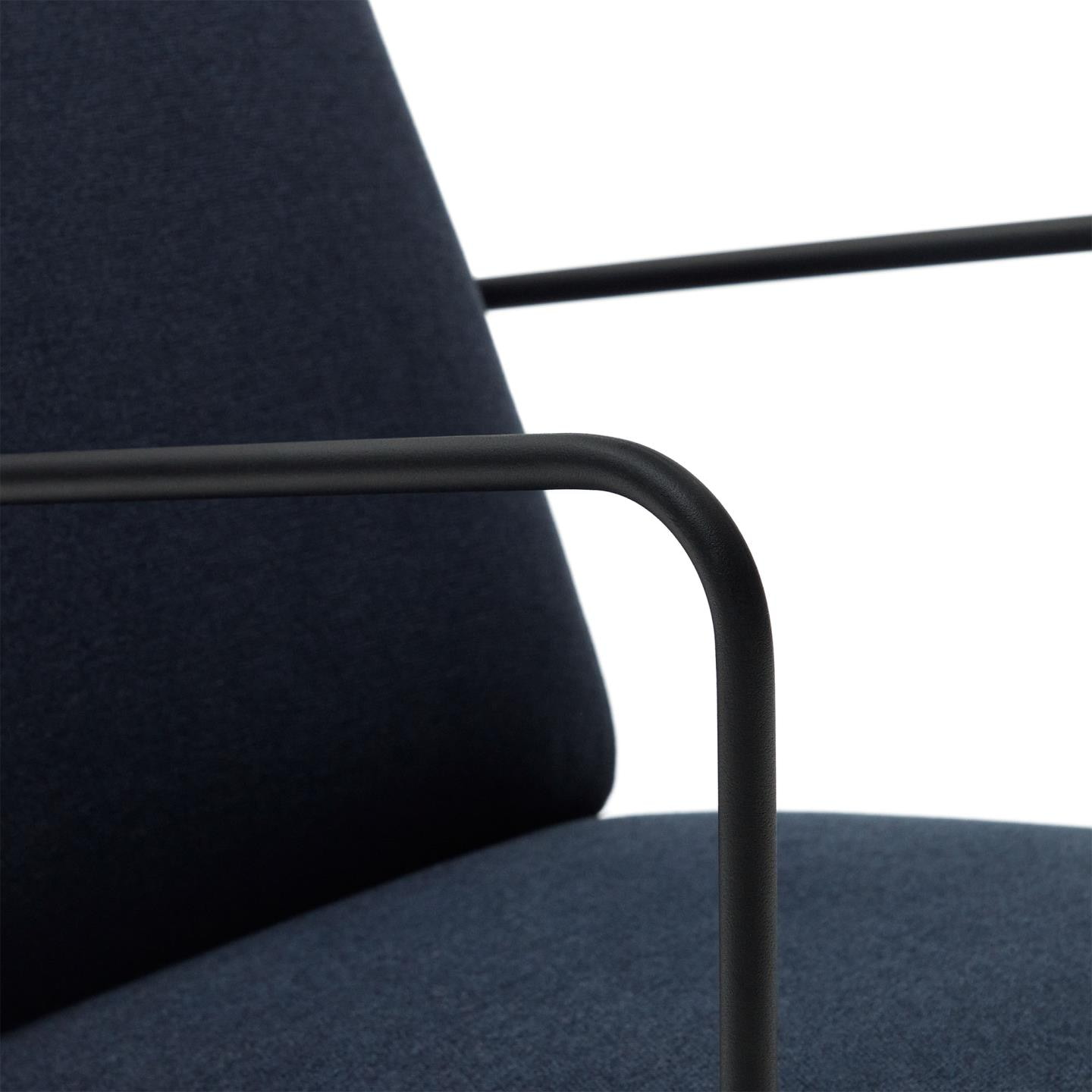 Kave Home Fauteuil 'Gamer' Stof, kleur Donkerblauw
