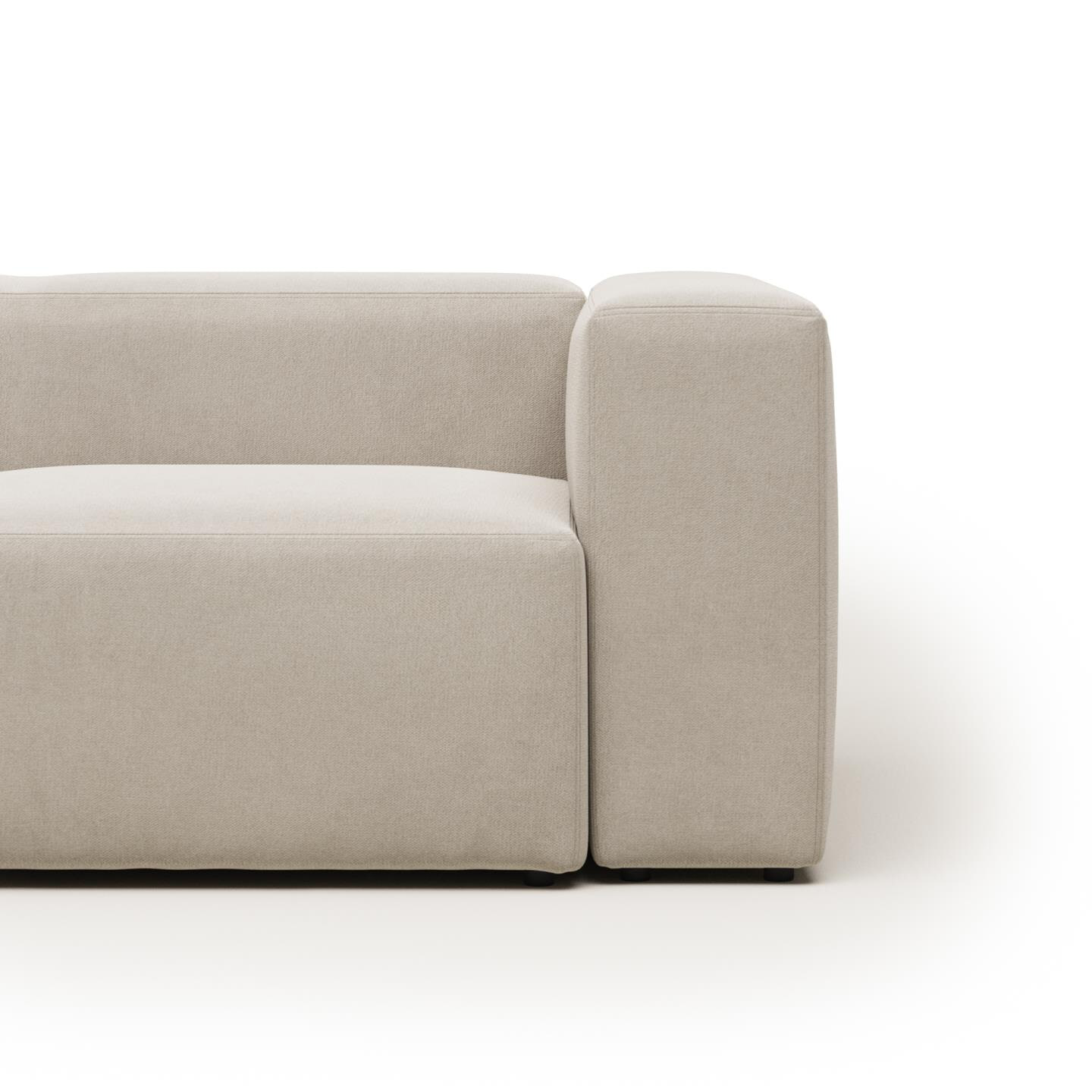 Kave Home 2-zits Bank 'Blok' 210cm, kleur Beige