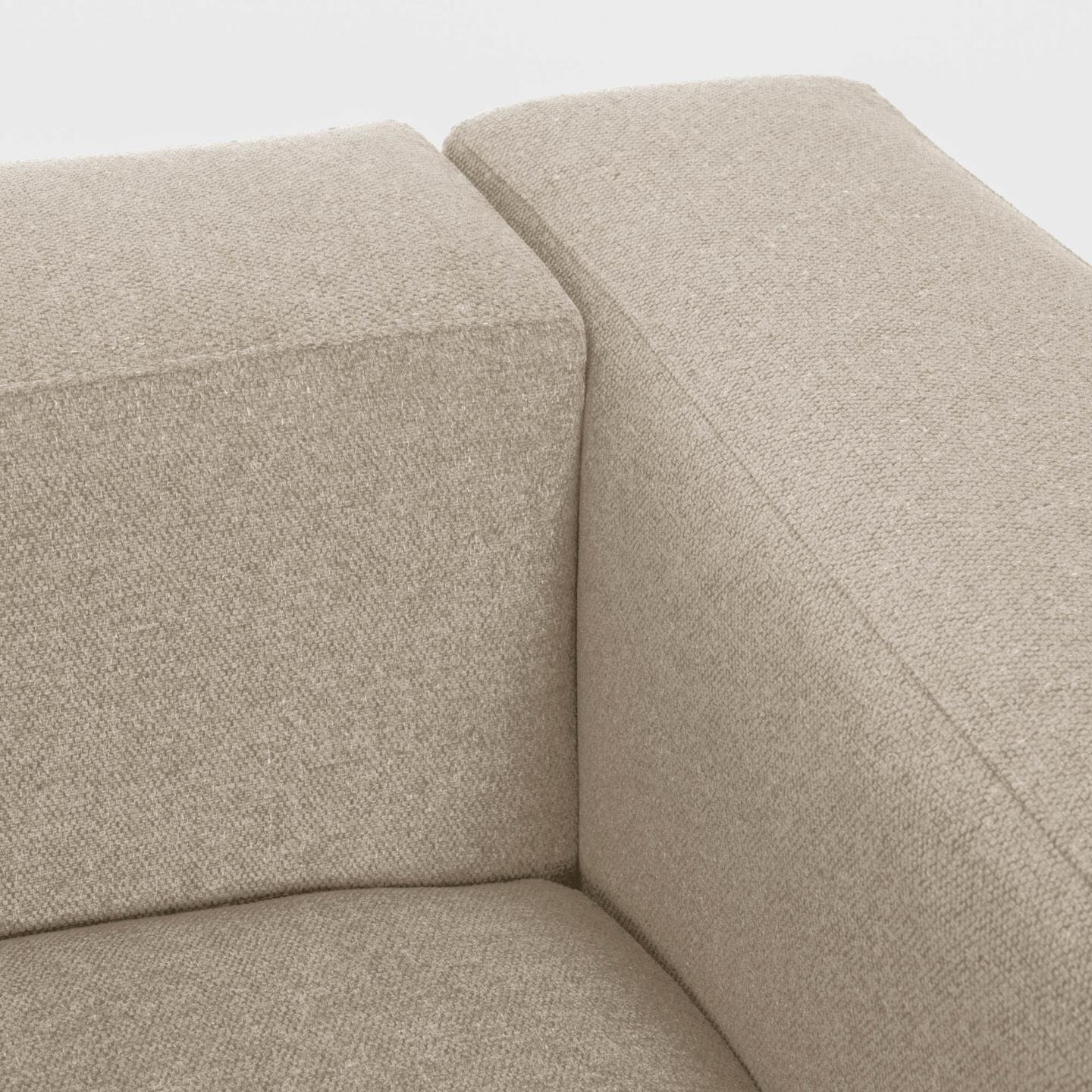 Kave Home 2-zits Bank 'Blok' 210cm, kleur Beige